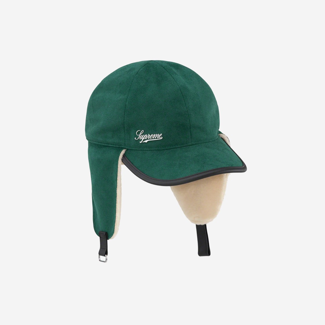 Supreme Shearling Earflap 6-Panel Dark Green - 22FW 상세 이미지 1