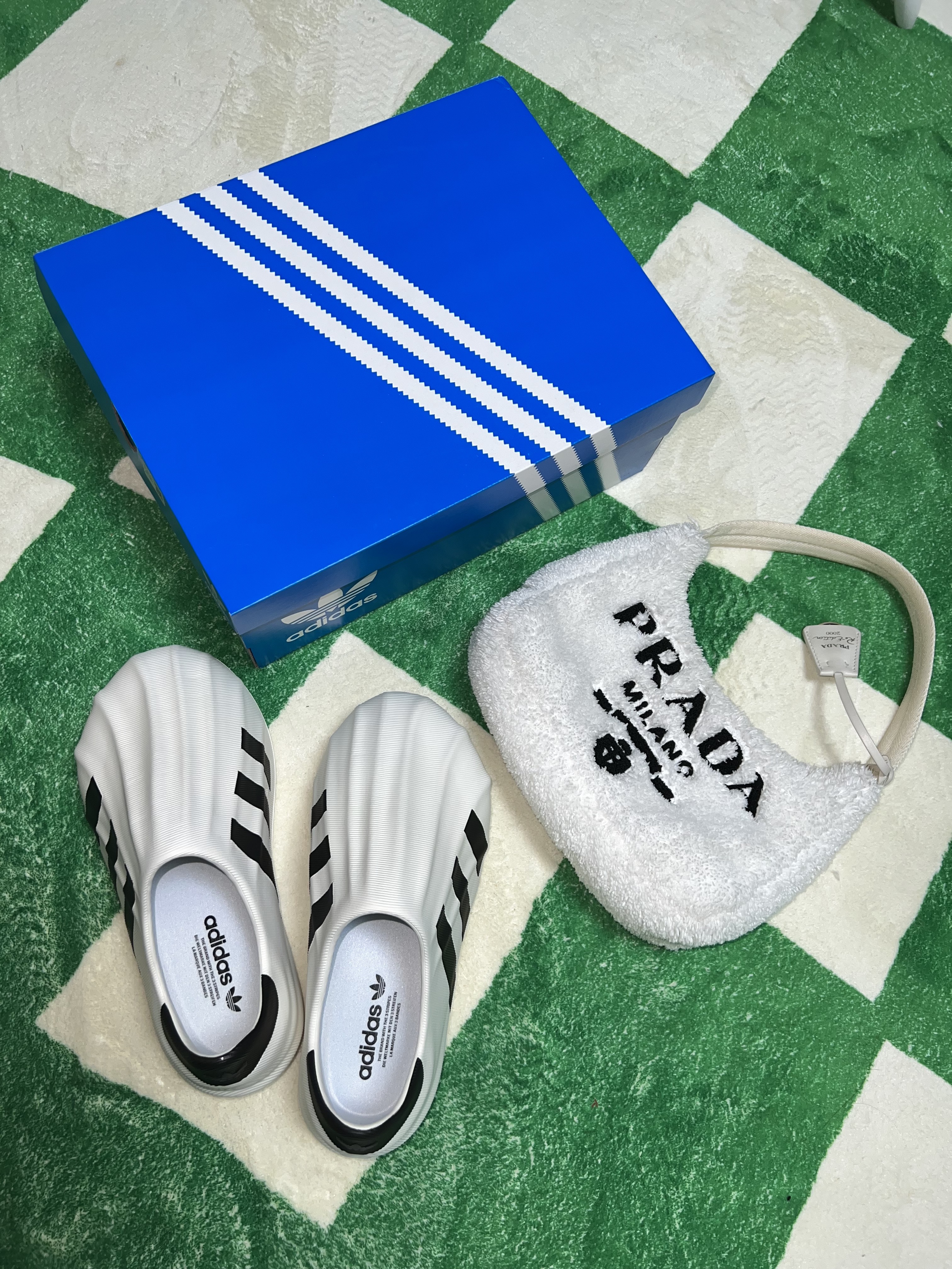 Adidas Adifom Superstar Core White 착용 스타일 - 4