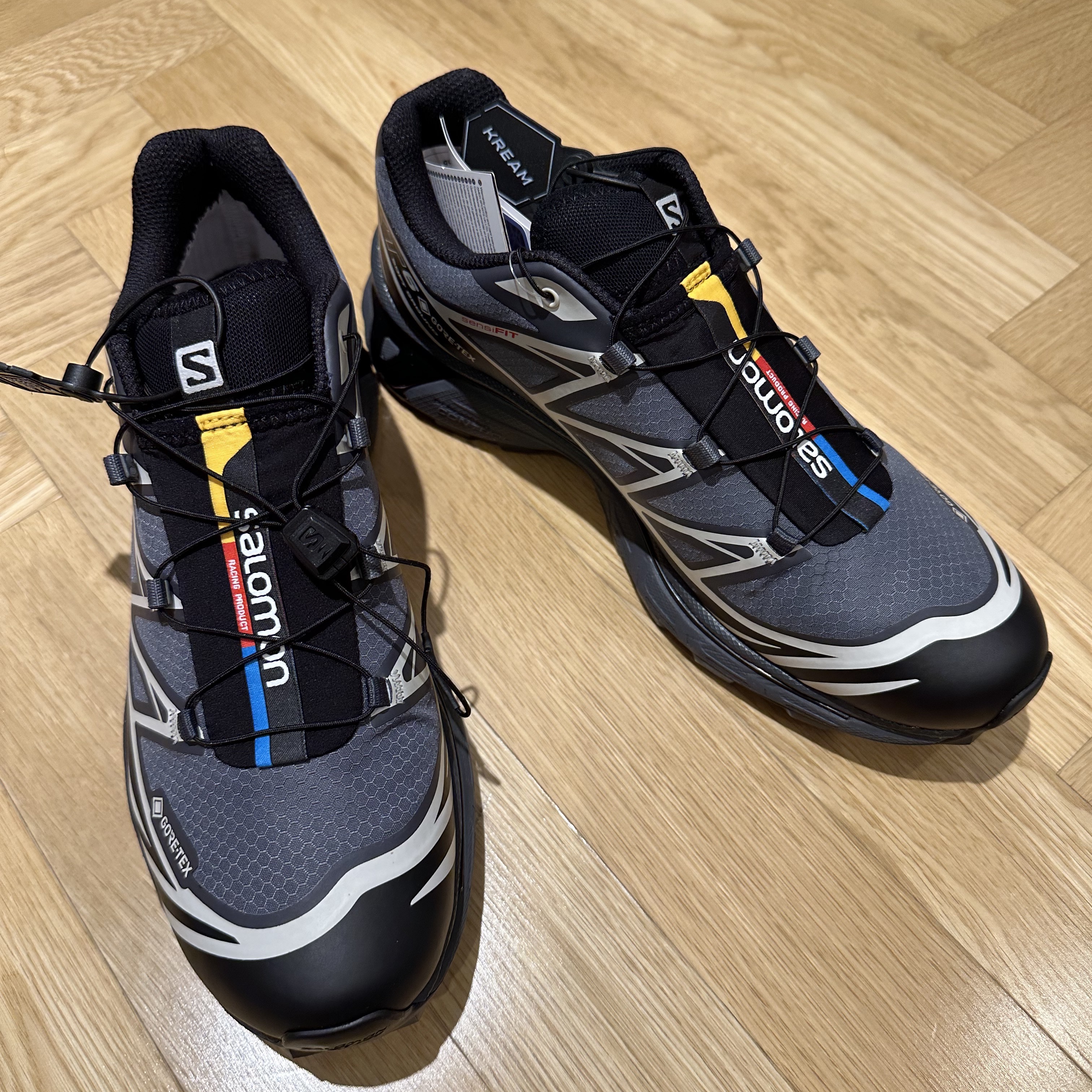 Salomon XT-6 Gore-Tex Black Ebony 착용 스타일 - 2