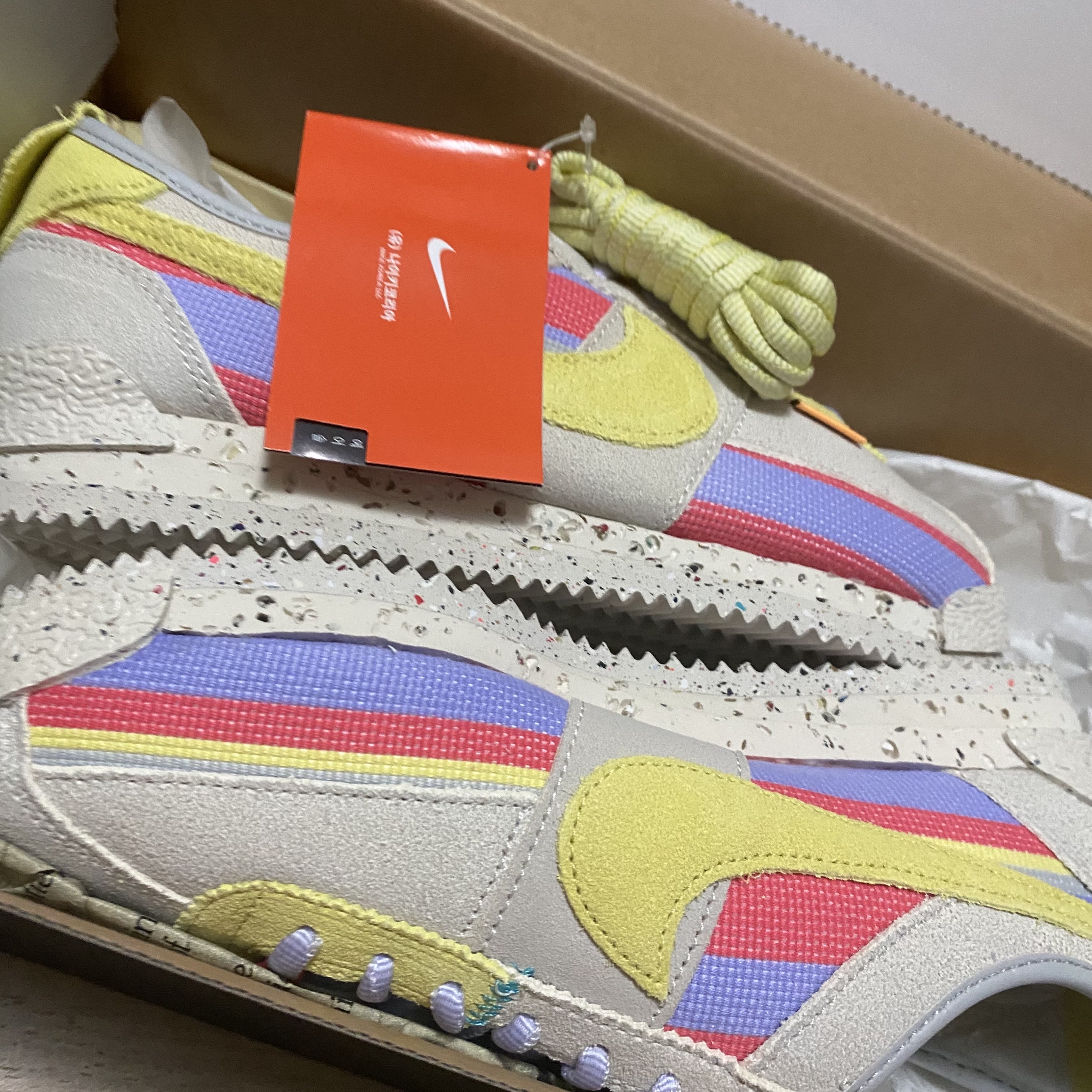 Nike x Union Cortez SP Lemon Frost 착용 스타일