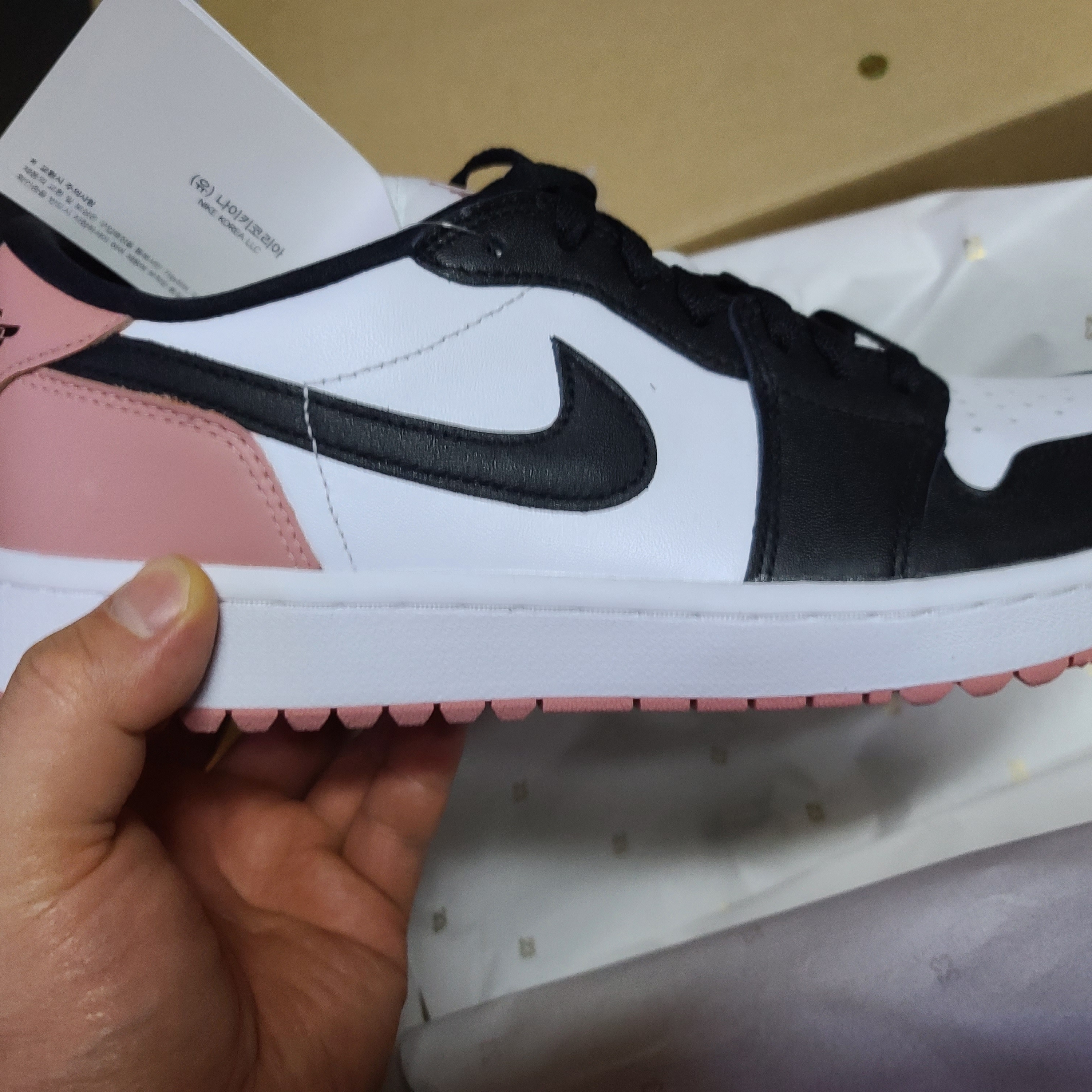 Jordan 1 Low Golf Black Iron Grey 착용 스타일 - 4