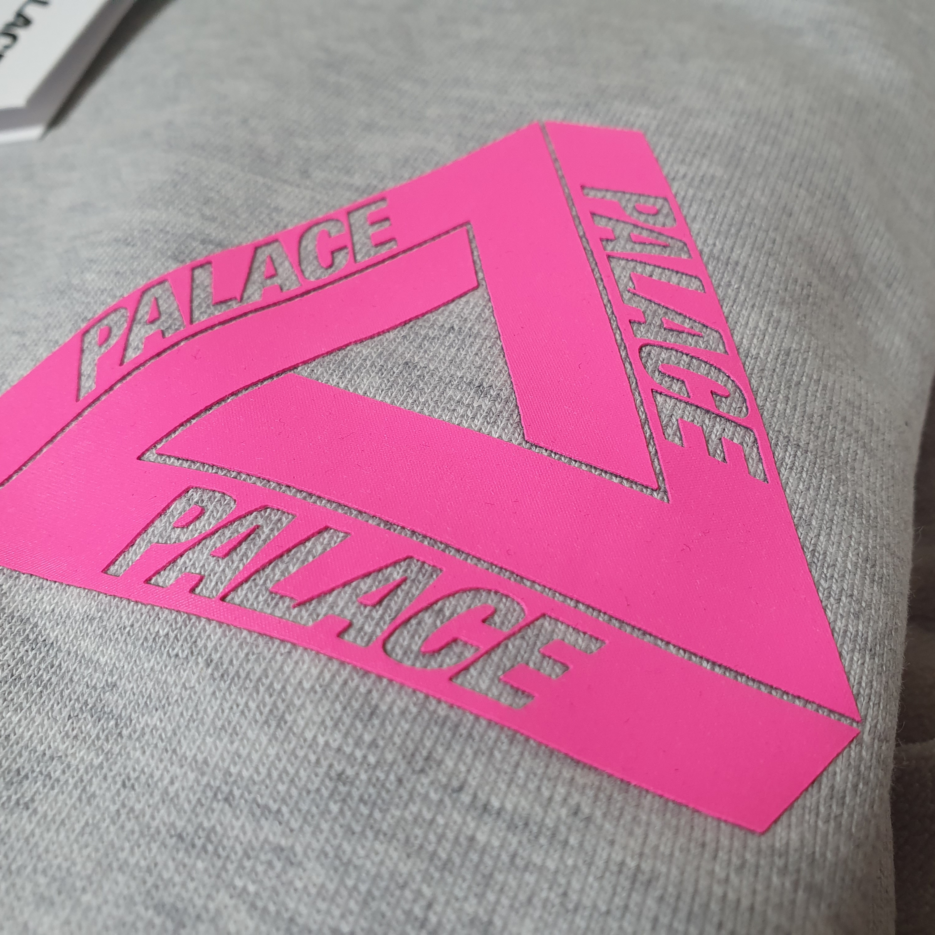 Palace Tri-Lenticular Hood Grey Marl - 22FW 착용 스타일 - 1