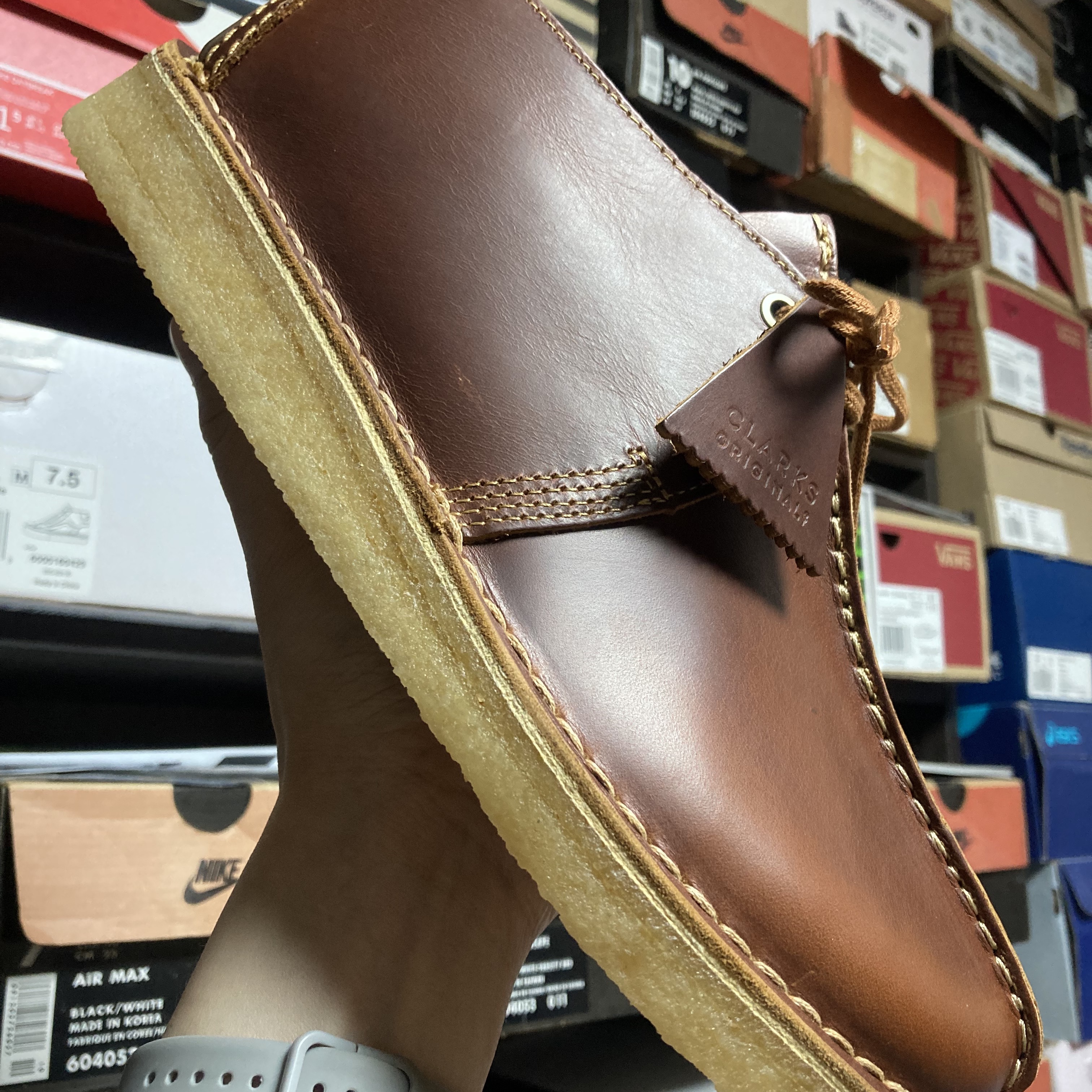 Clarks Desert Trek Beeswax 착용 스타일 - 2