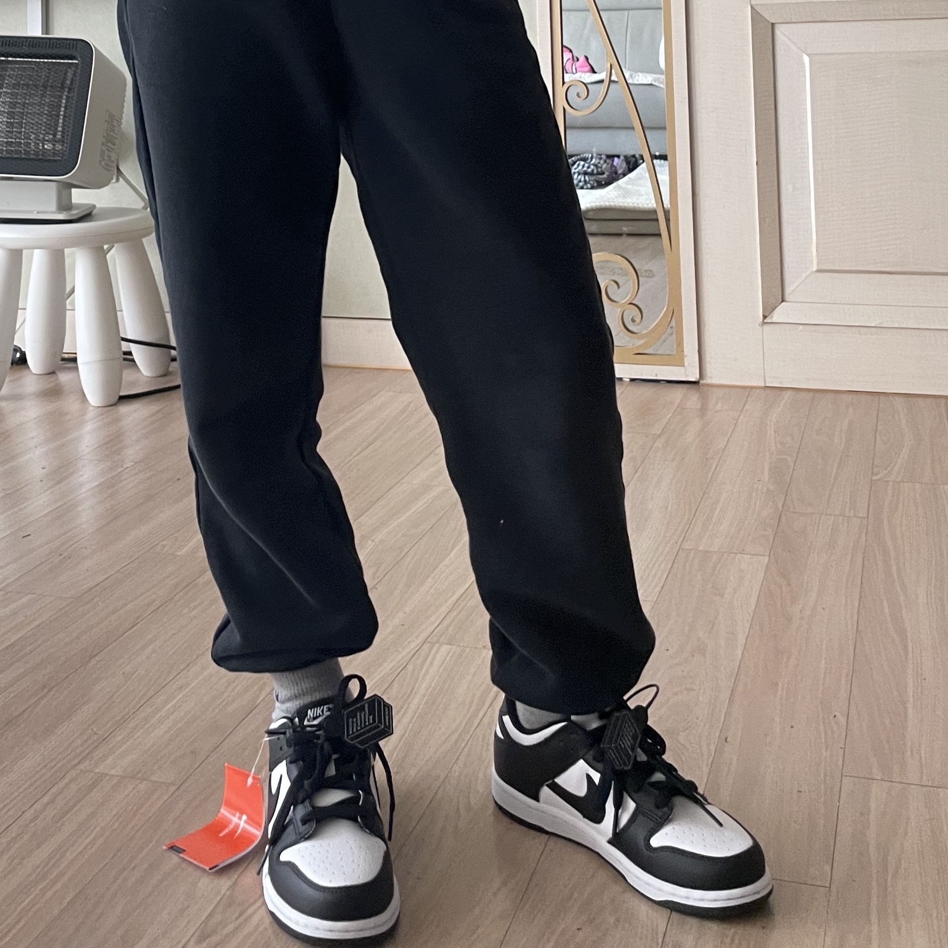(PS) Nike Dunk Low Black 착용 스타일 - 1