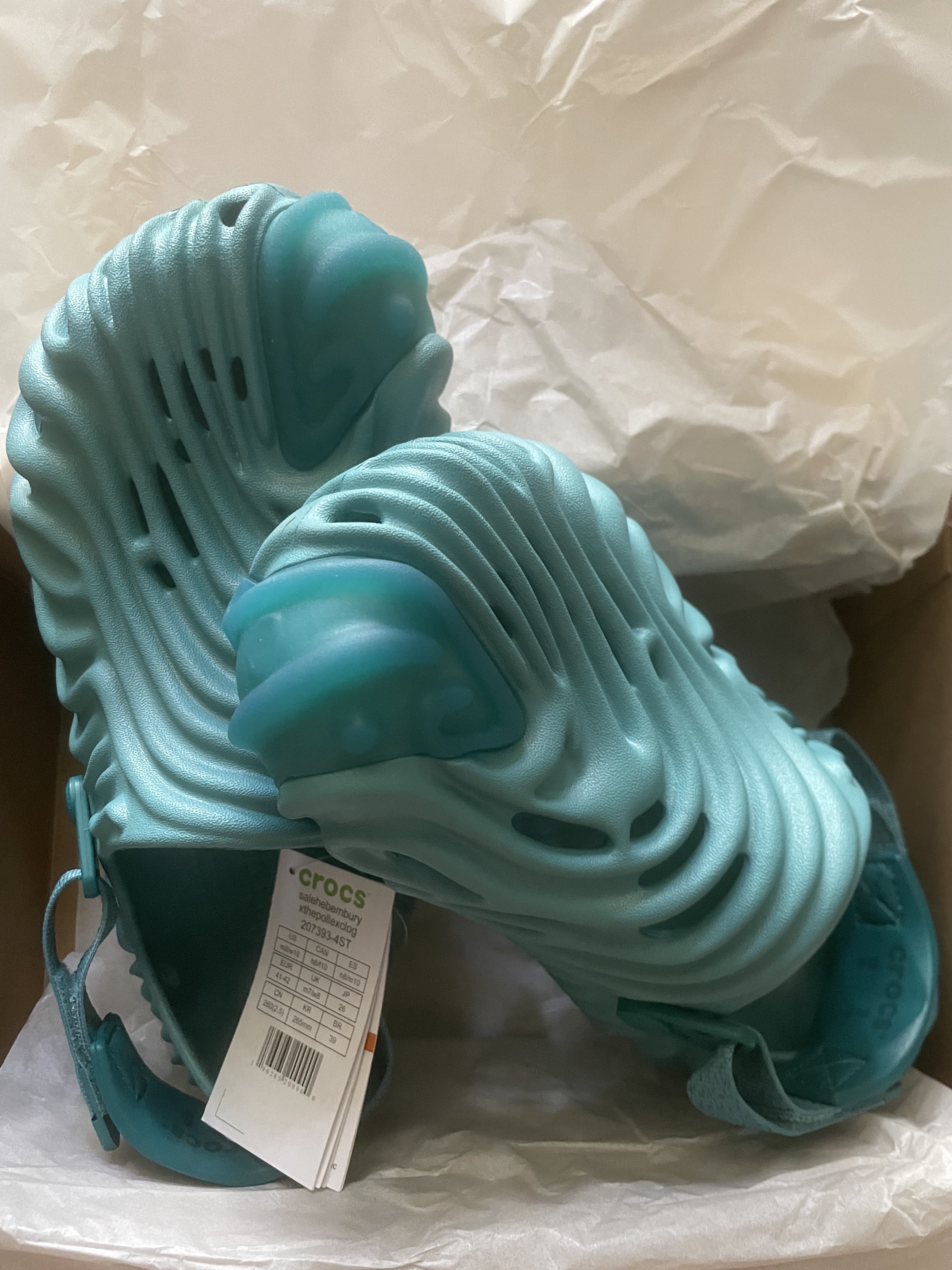 Crocs x Salehe Bembury Pollex Clog Kuwata, Crocs x Salehe Bembury Pollex Clog Tide 착용 스타일 - 2