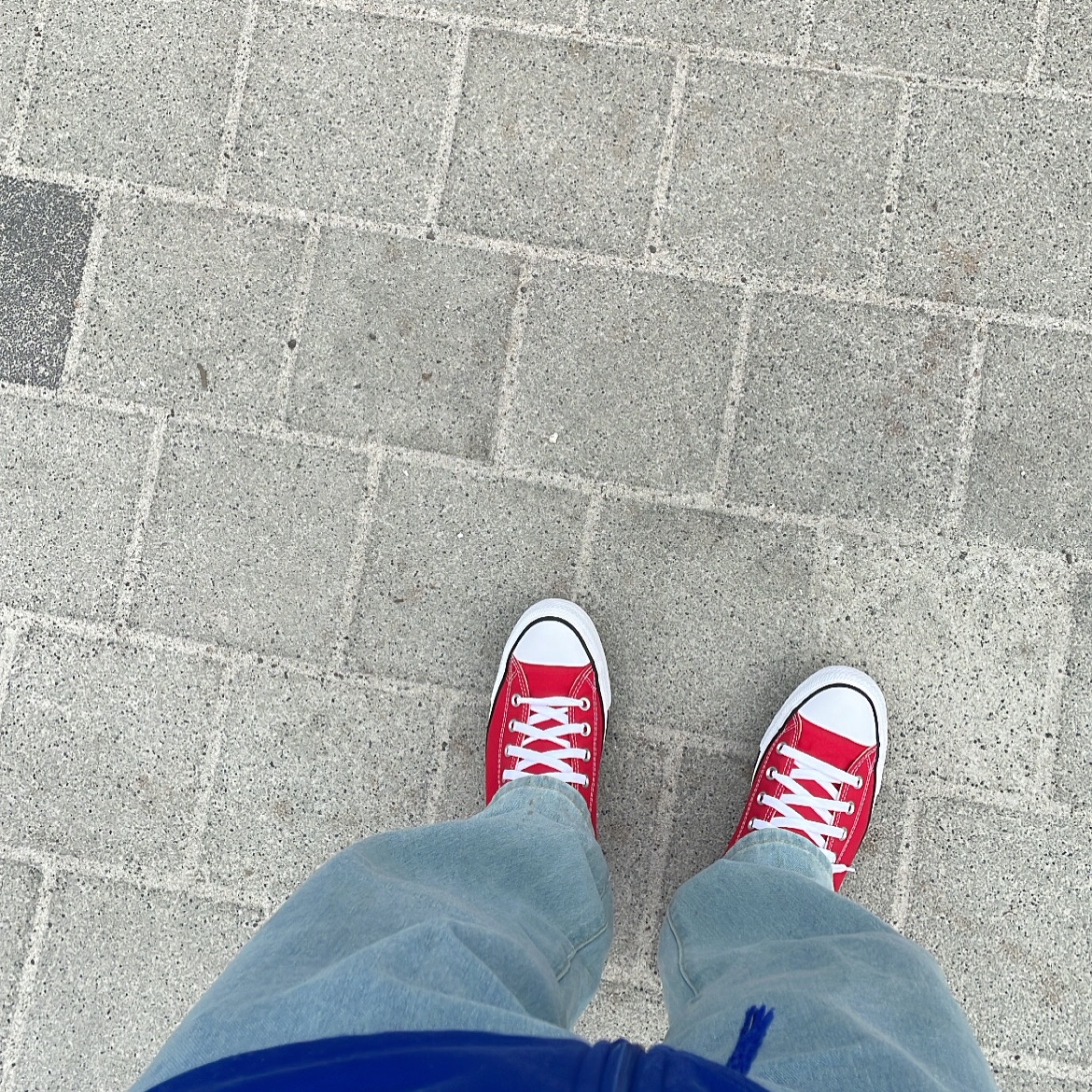 Converse Chuck Taylor All Star Core High Red 착용 스타일