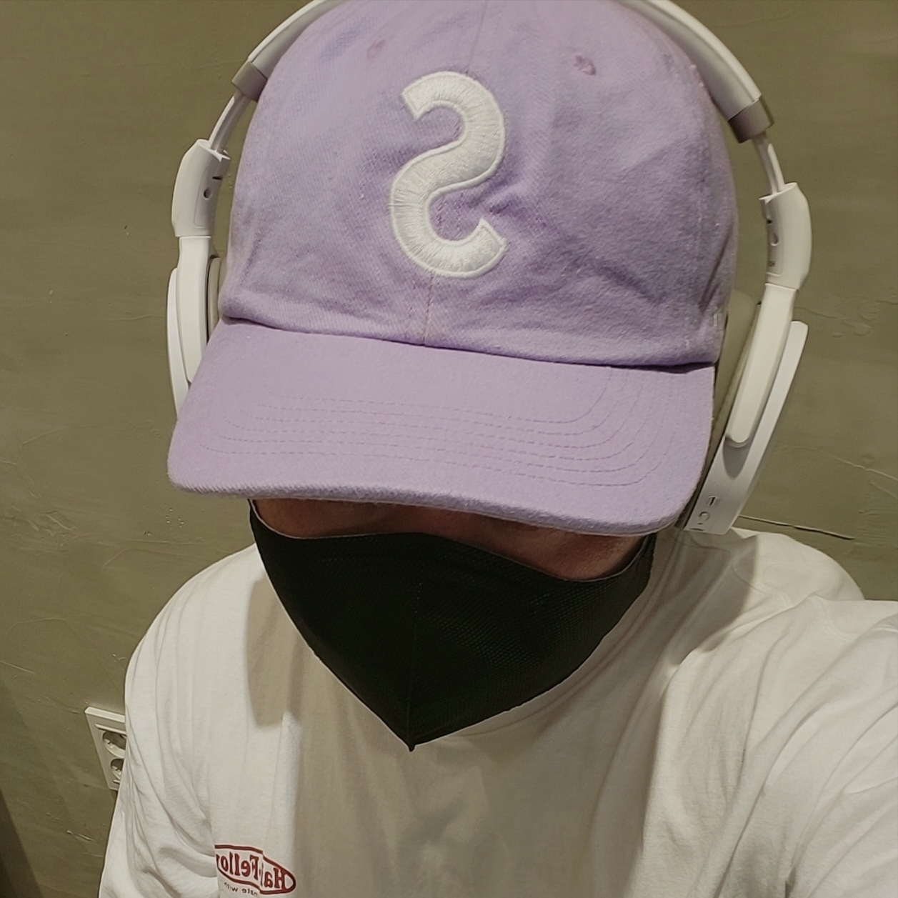 Supreme Kevlar Denim S Logo 6-Panel Light Purple - 22SS 착용 스타일