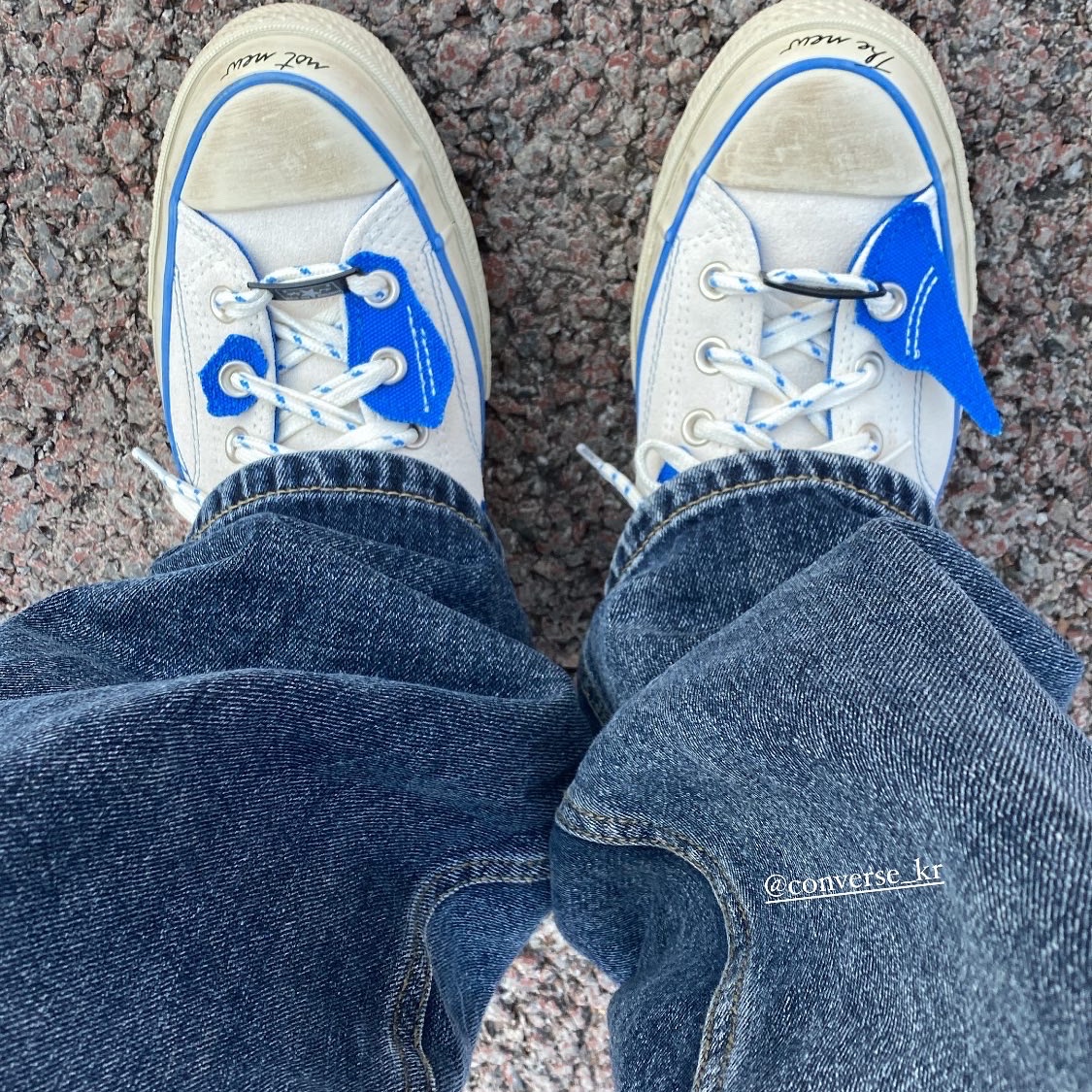 Converse x Ader Error Chuck 70 High White 착용 스타일