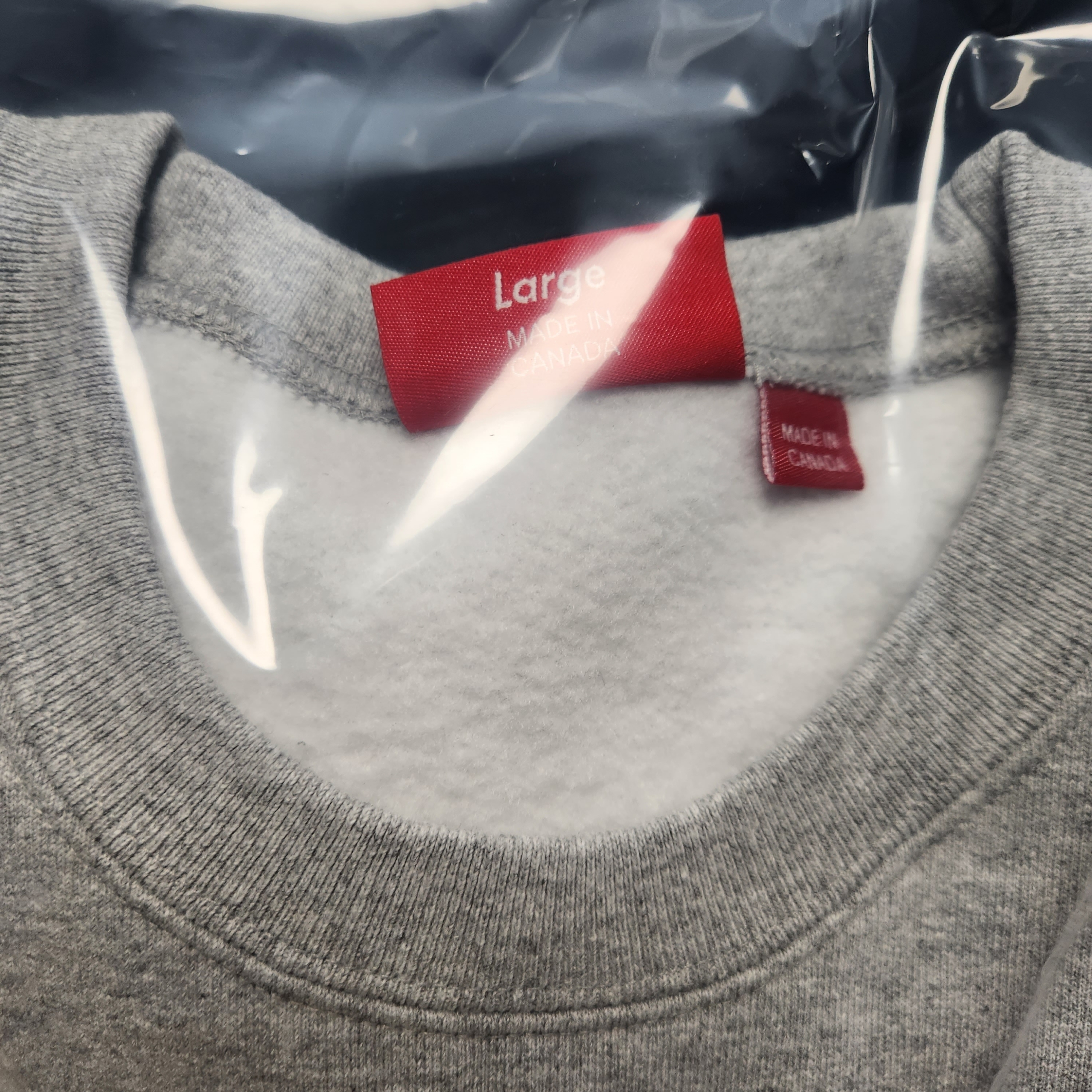 Supreme Box Logo Crewneck Heather Grey - 22FW 착용 스타일 - 2