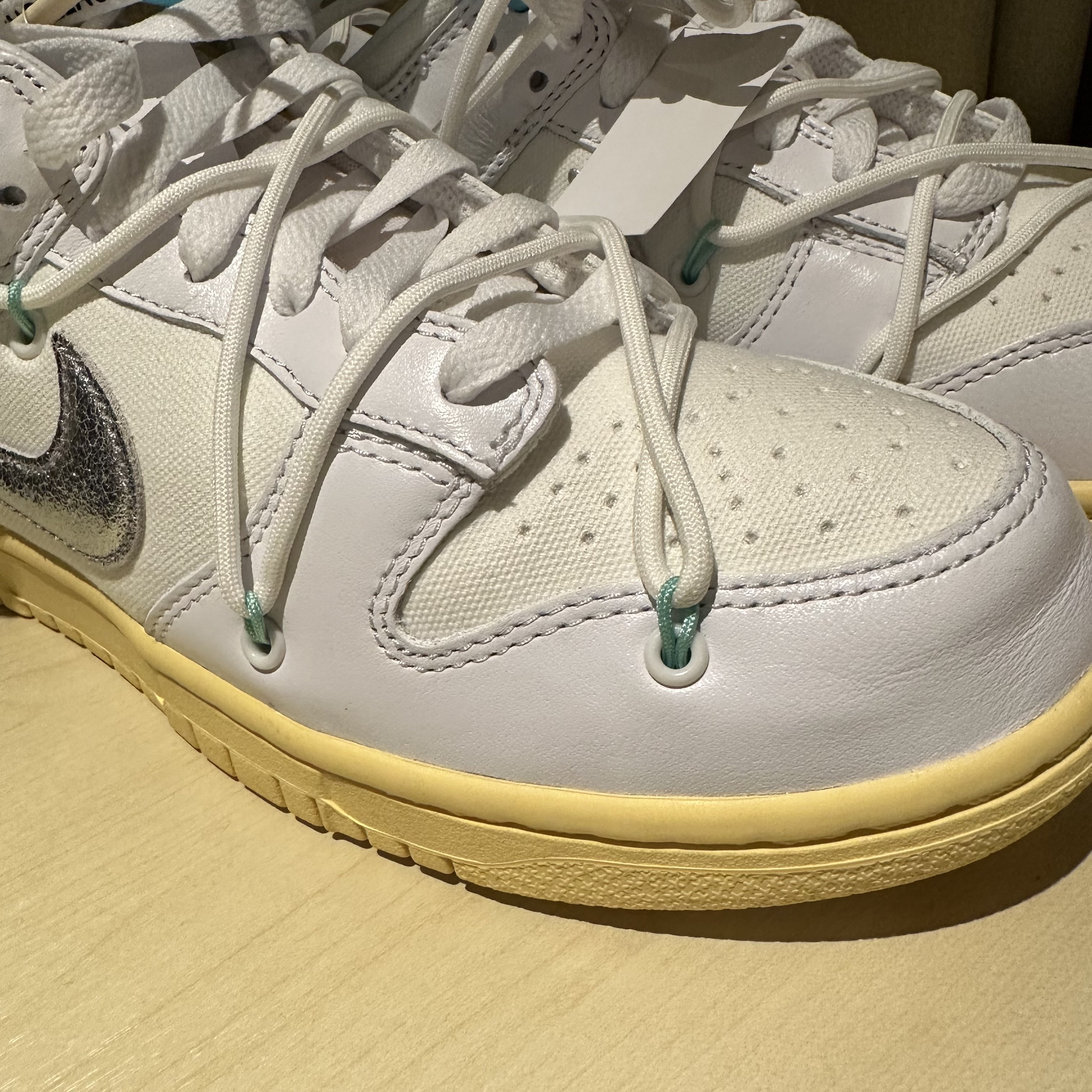 Nike x Off-White Dunk Low The 50 - Lot 1 착용 스타일 - 4
