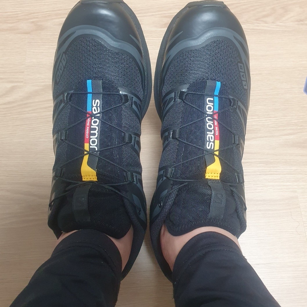 Salomon XT-6 ADV Black 착용 스타일 - 1