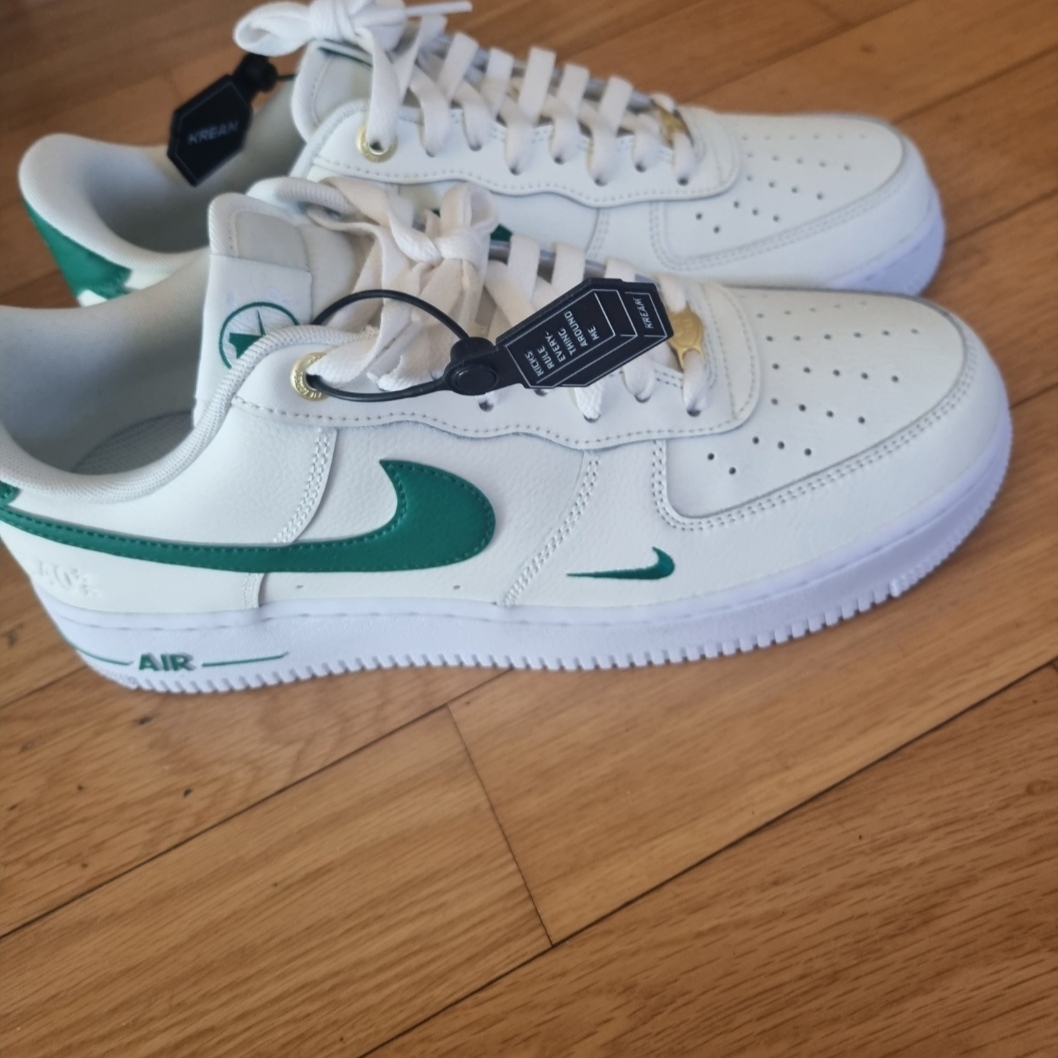 Nike Air Force 1 '07 LV8 40th Anniversary Join Forces Sail Malachite 착용 스타일