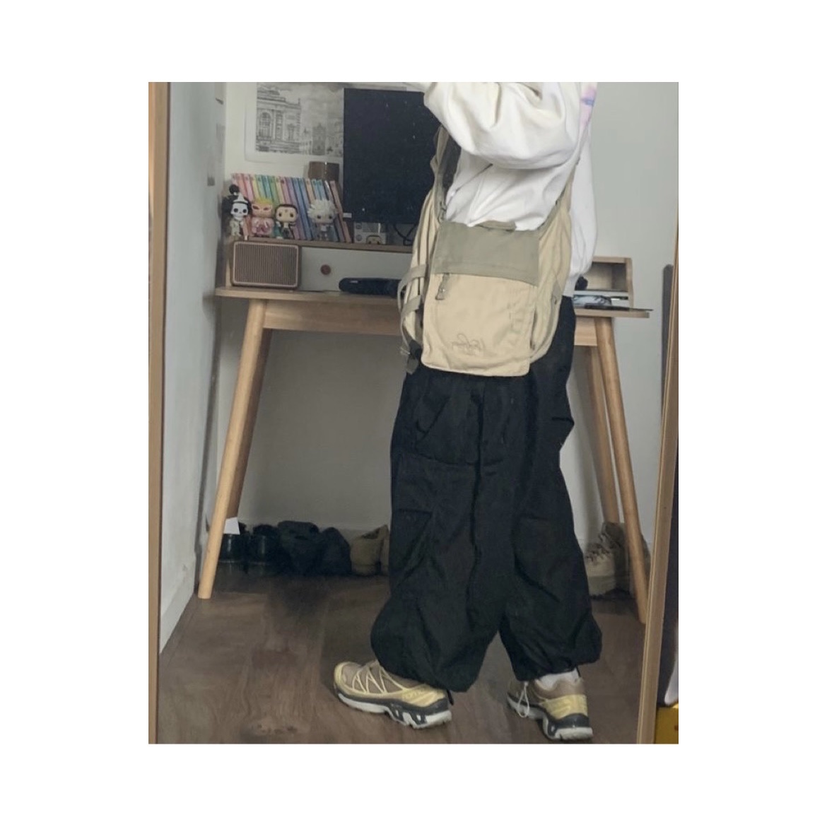 Salomon XT-6 ADV White, Salomon XT-6 Delicioso Chocolate Fondant 착용 스타일 - 3