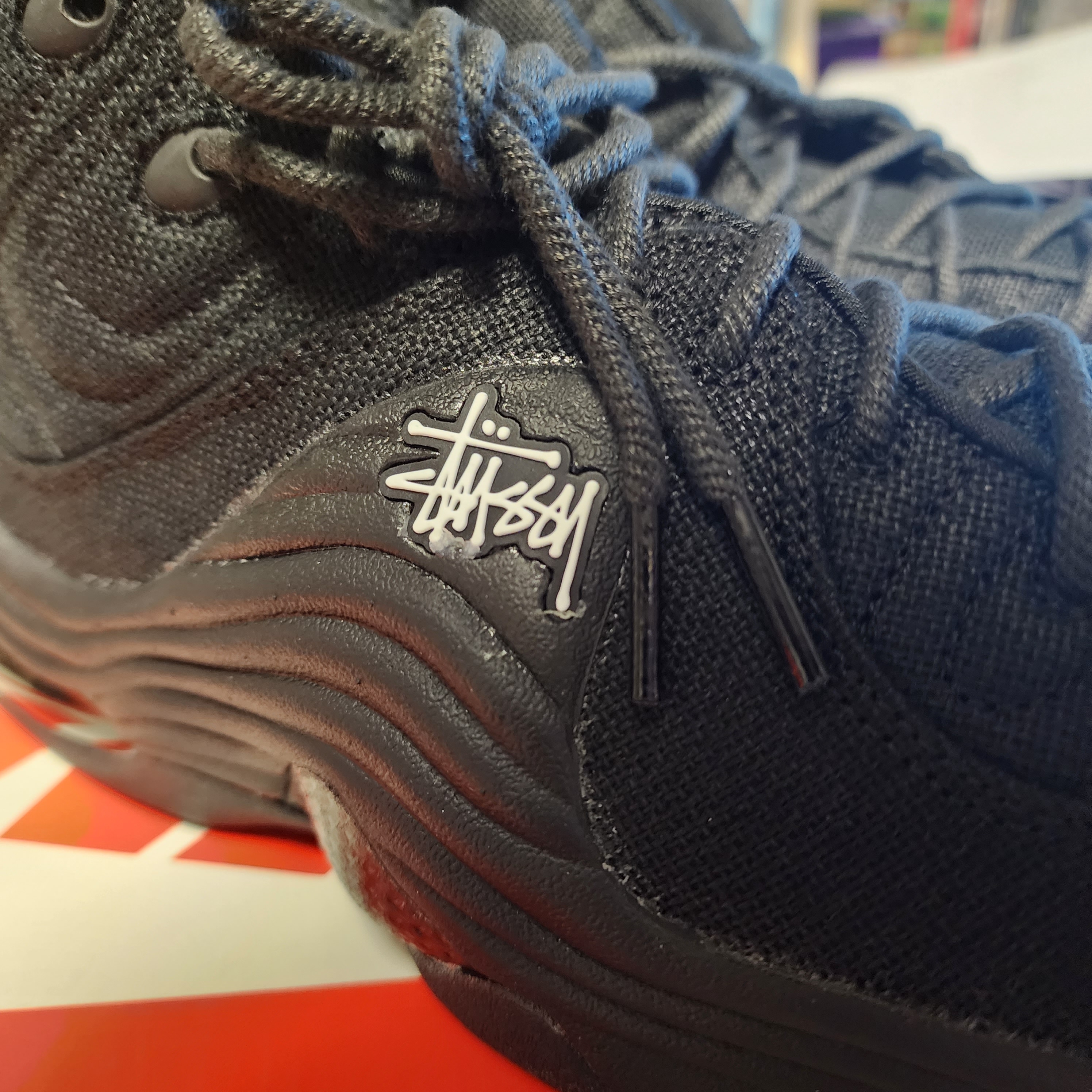Nike x Stussy Air Penny II Black 착용 스타일 - 2