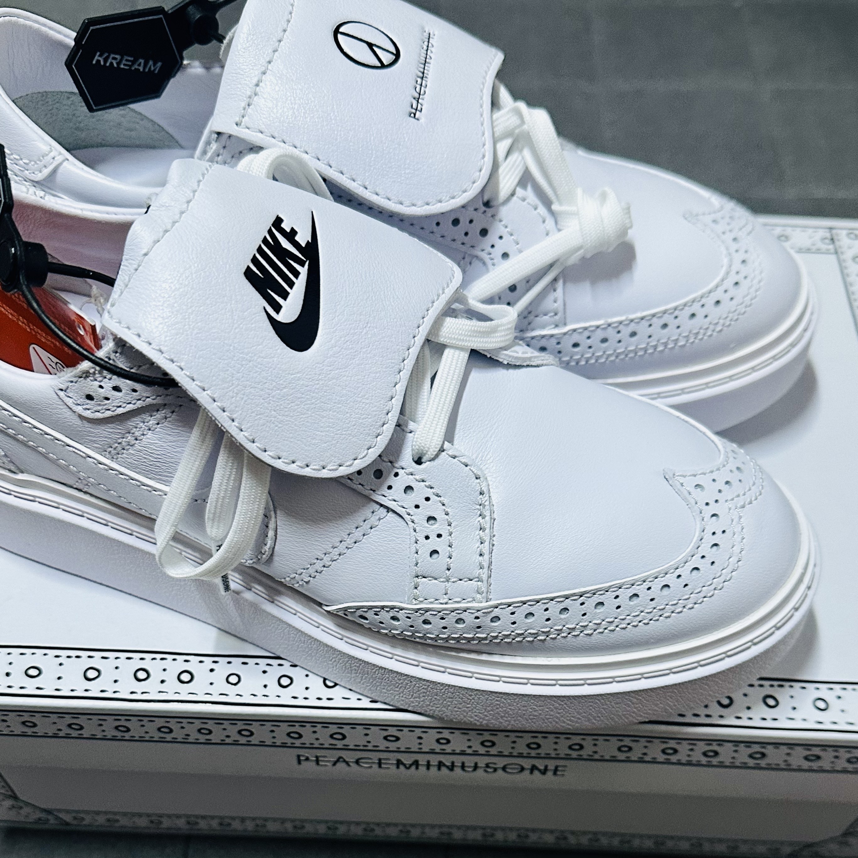 Nike x Peaceminusone Kwondo1 White 착용 스타일