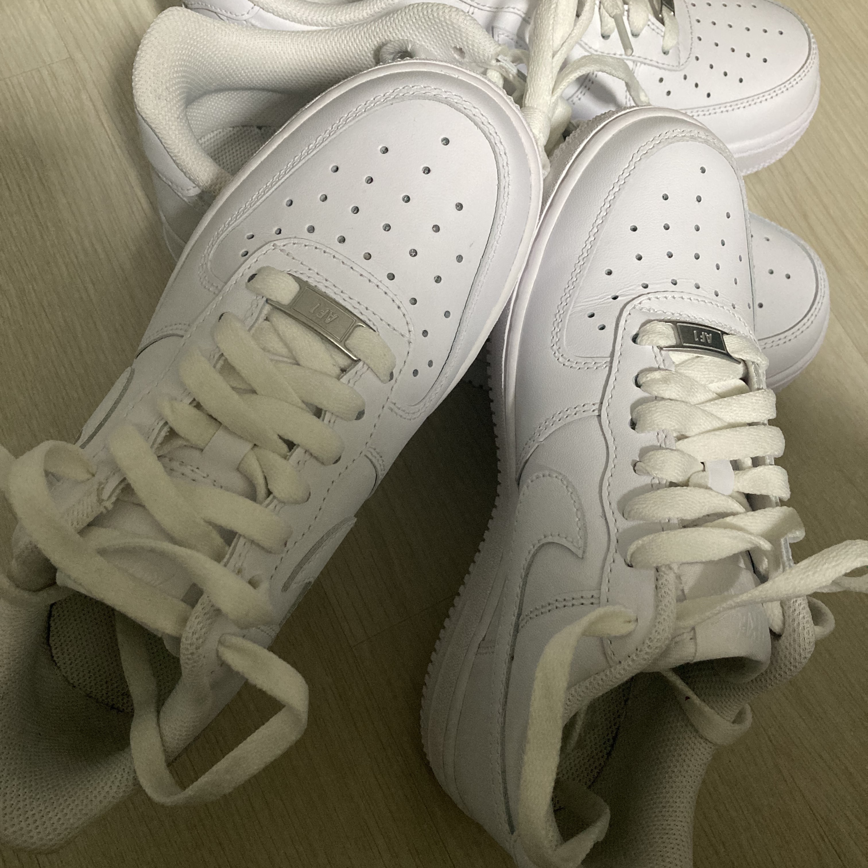 (W) Nike Air Force 1 '07 Low White 착용 스타일