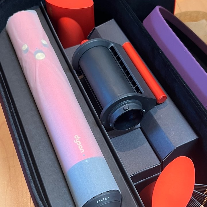 Dyson Airwrap Multi Styler Complete Long Topaz Orange (Korean Ver.) 착용 스타일