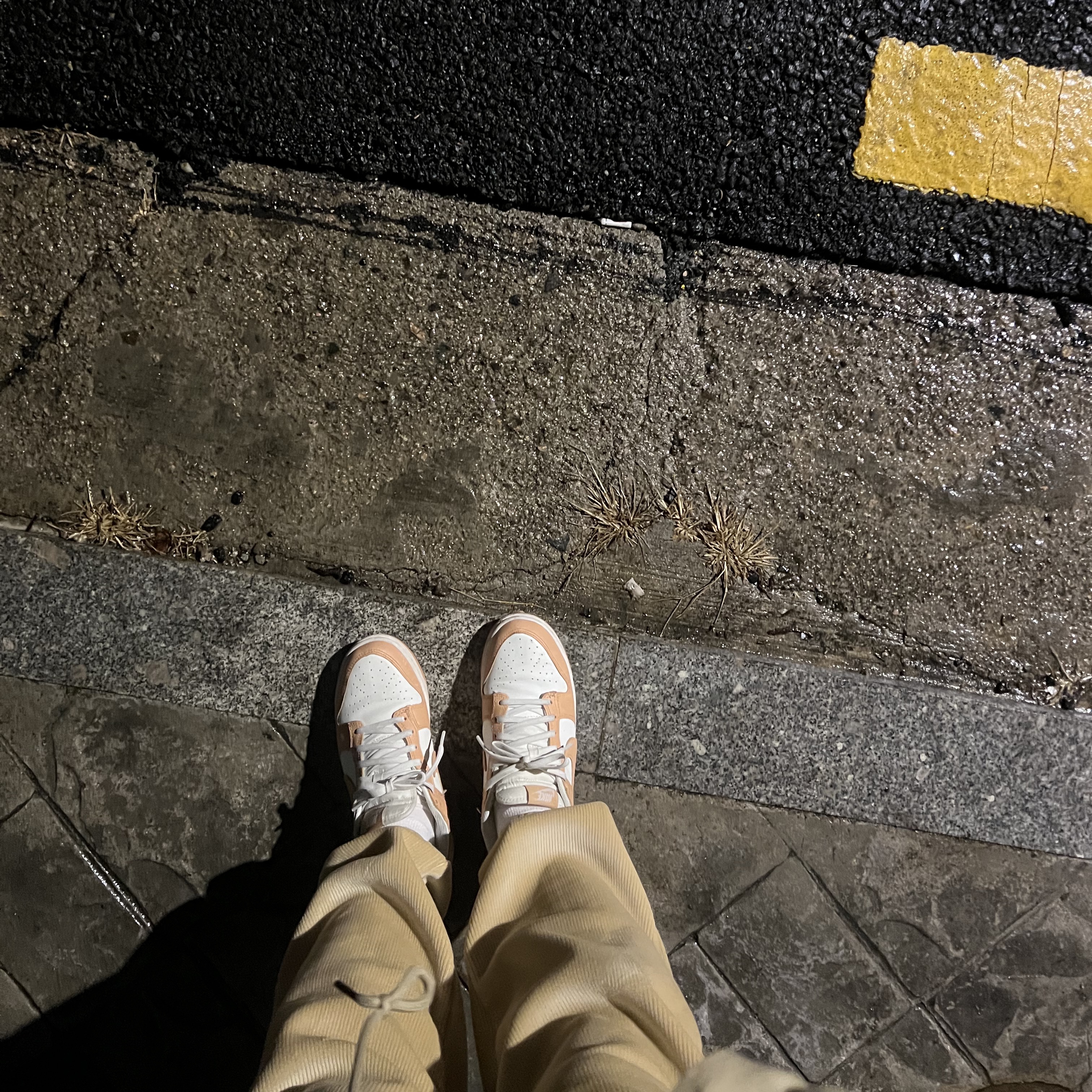 (W) Nike Dunk Low Harvest Moon 착용 스타일