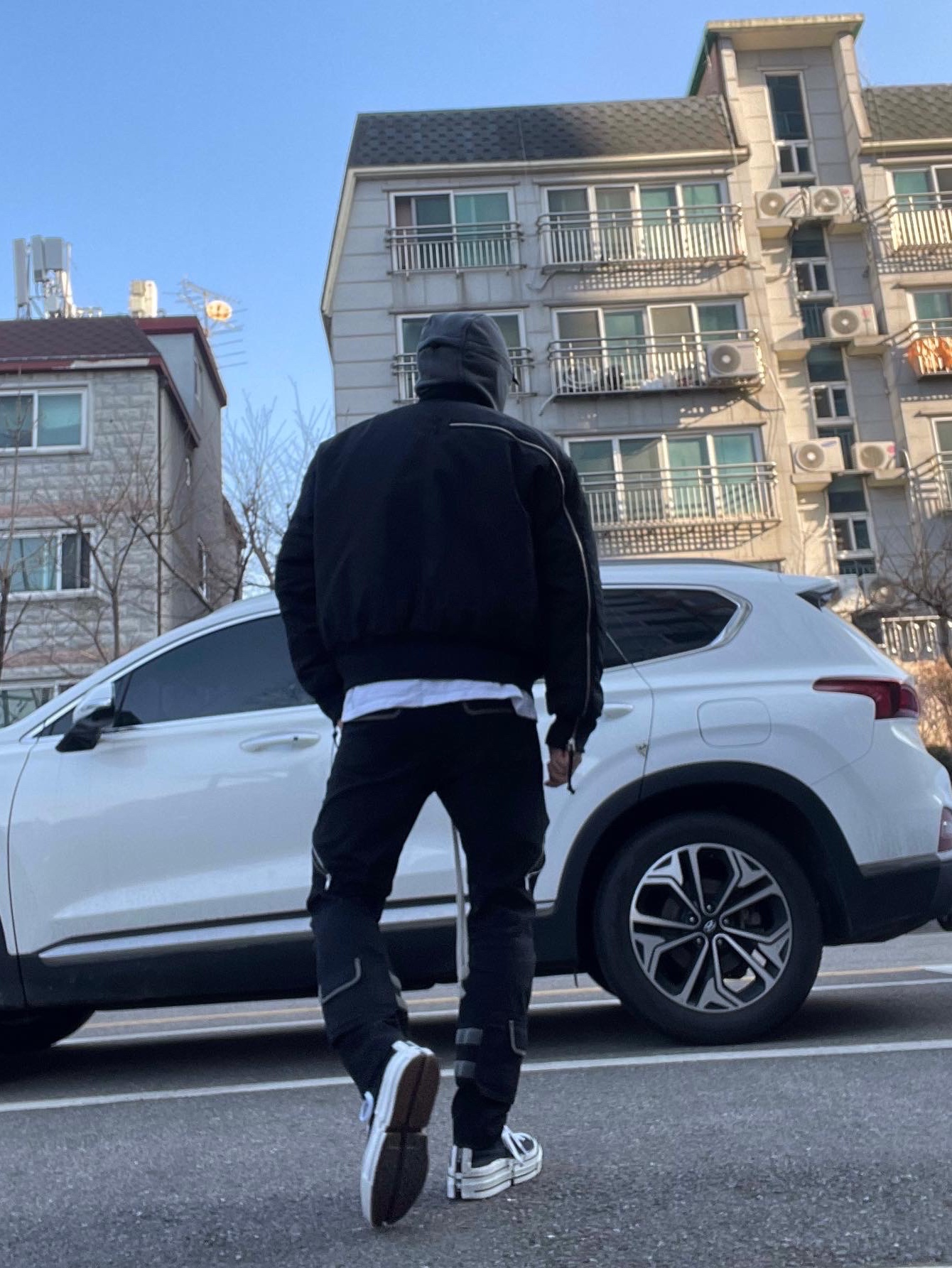 Undermycar Marshall Chest Pocket Balaclava Zip-Up Chimera - 22SS, Yeezy Gap Engineered By Balenciaga Flame Cap Black 착용 스타일 - 5