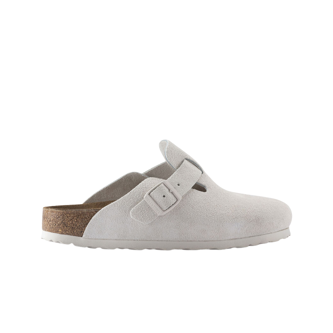 버켄스탁 보스턴 스웨이드 레더 앤티크 화이트 - 레귤러(Birkenstock Boston Suede Leather Antique White - Regular)