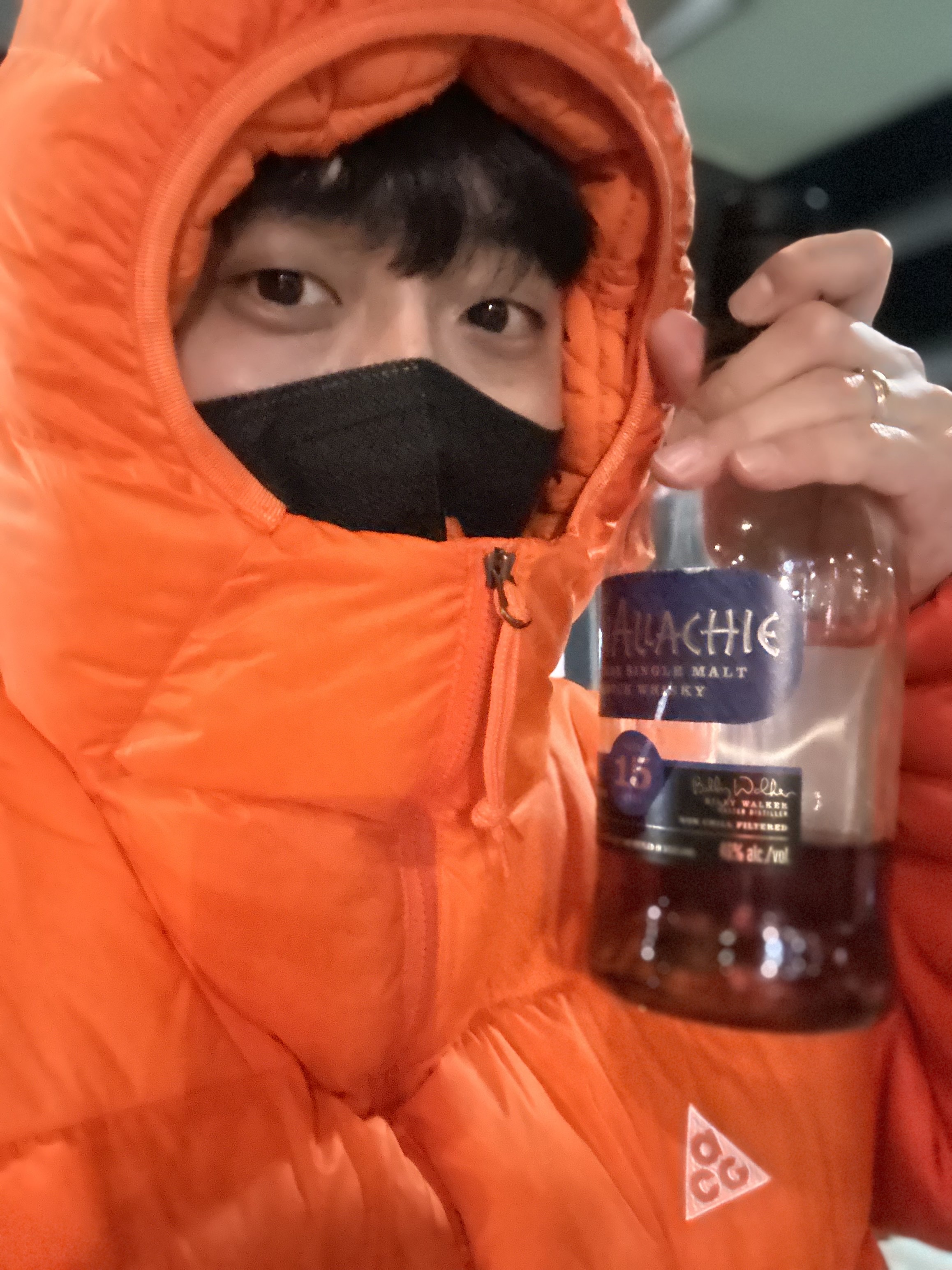 Nike ACG Therma-Fit ADV Lunar Lake Puffer Jacket Safety Orange - Asia 착용 스타일