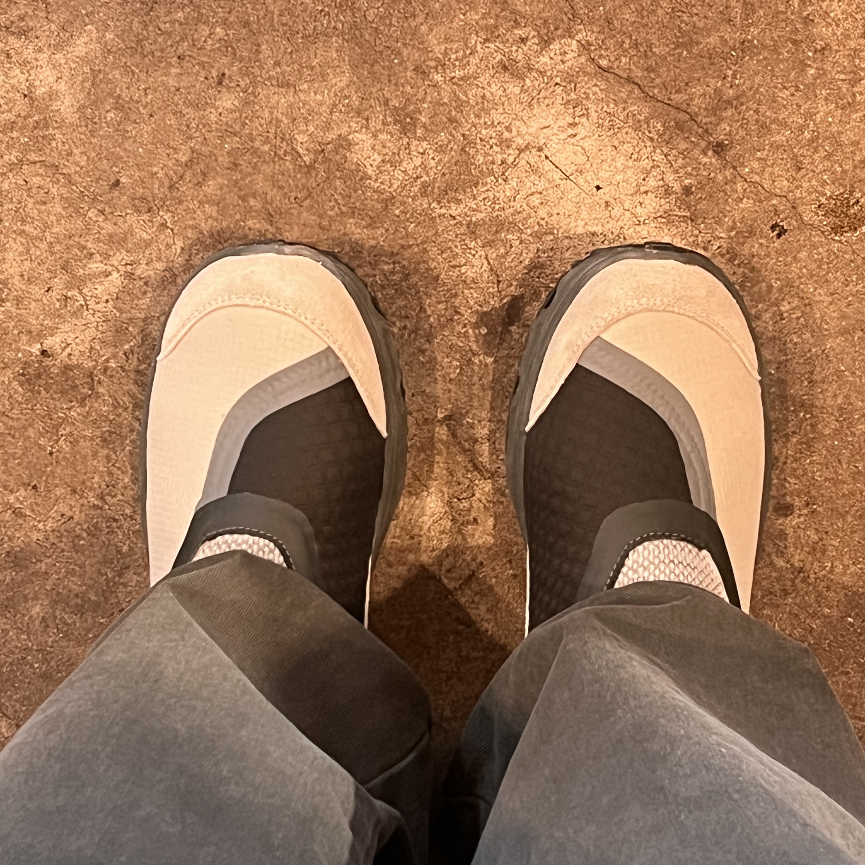 Salomon RX Snug Moss Gray 착용 스타일 - 2