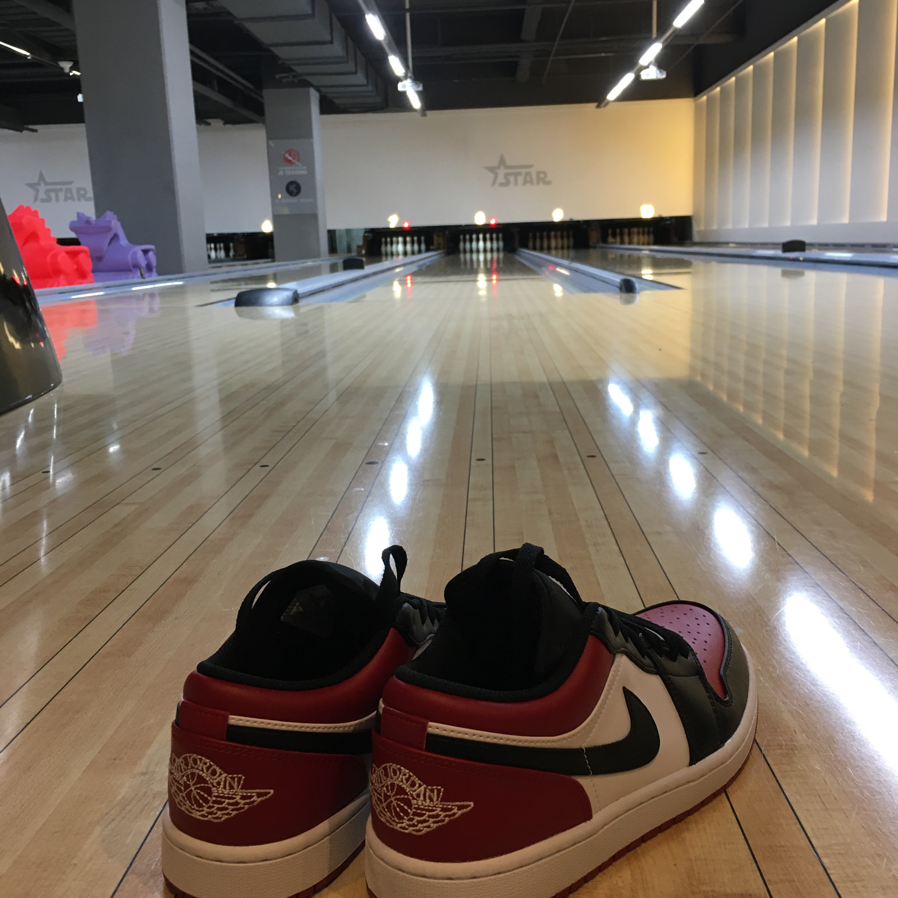 Jordan 1 Low Bred Toe 착용 스타일