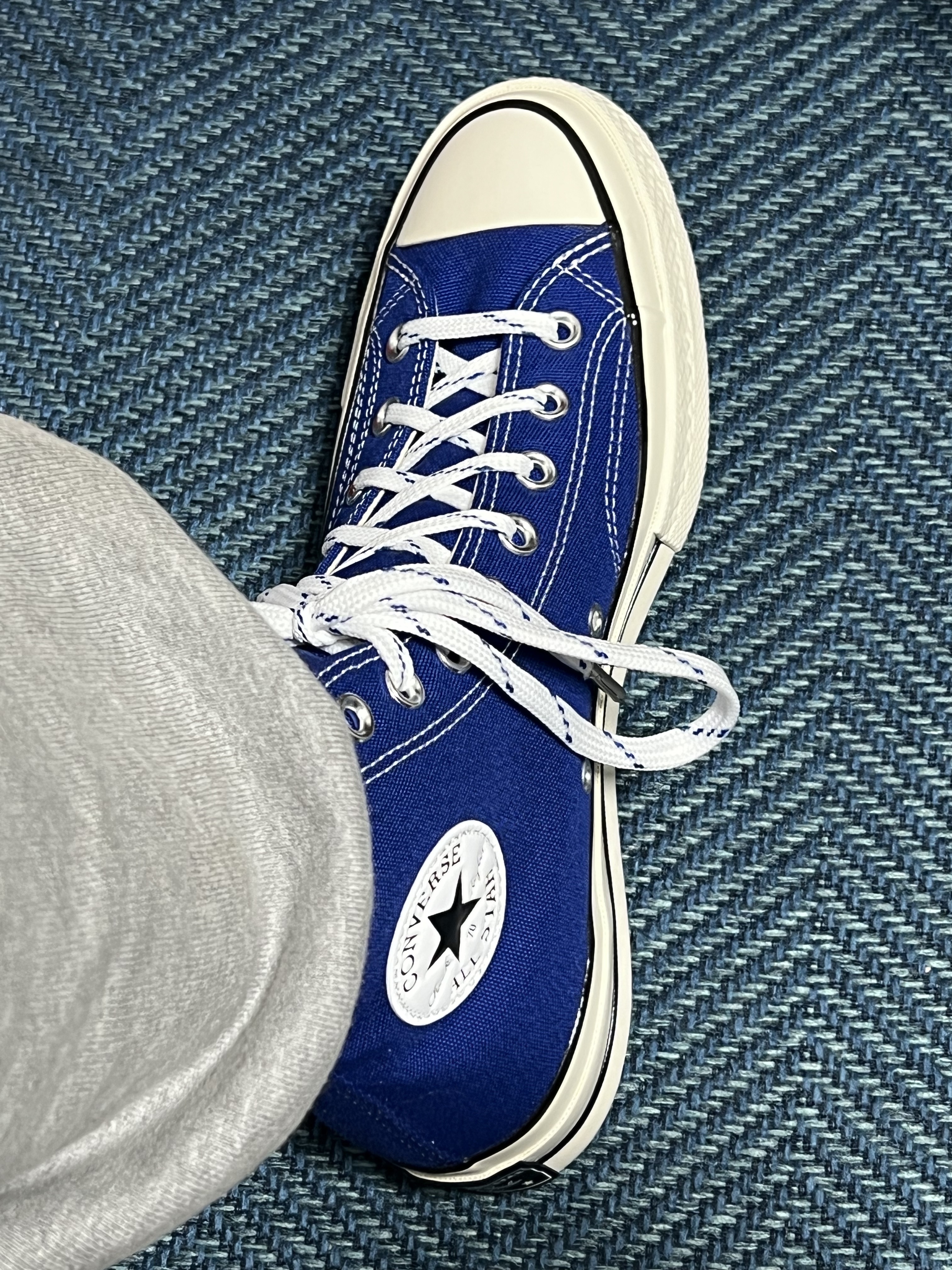 Converse Chuck 70 High Rush Blue 착용 스타일