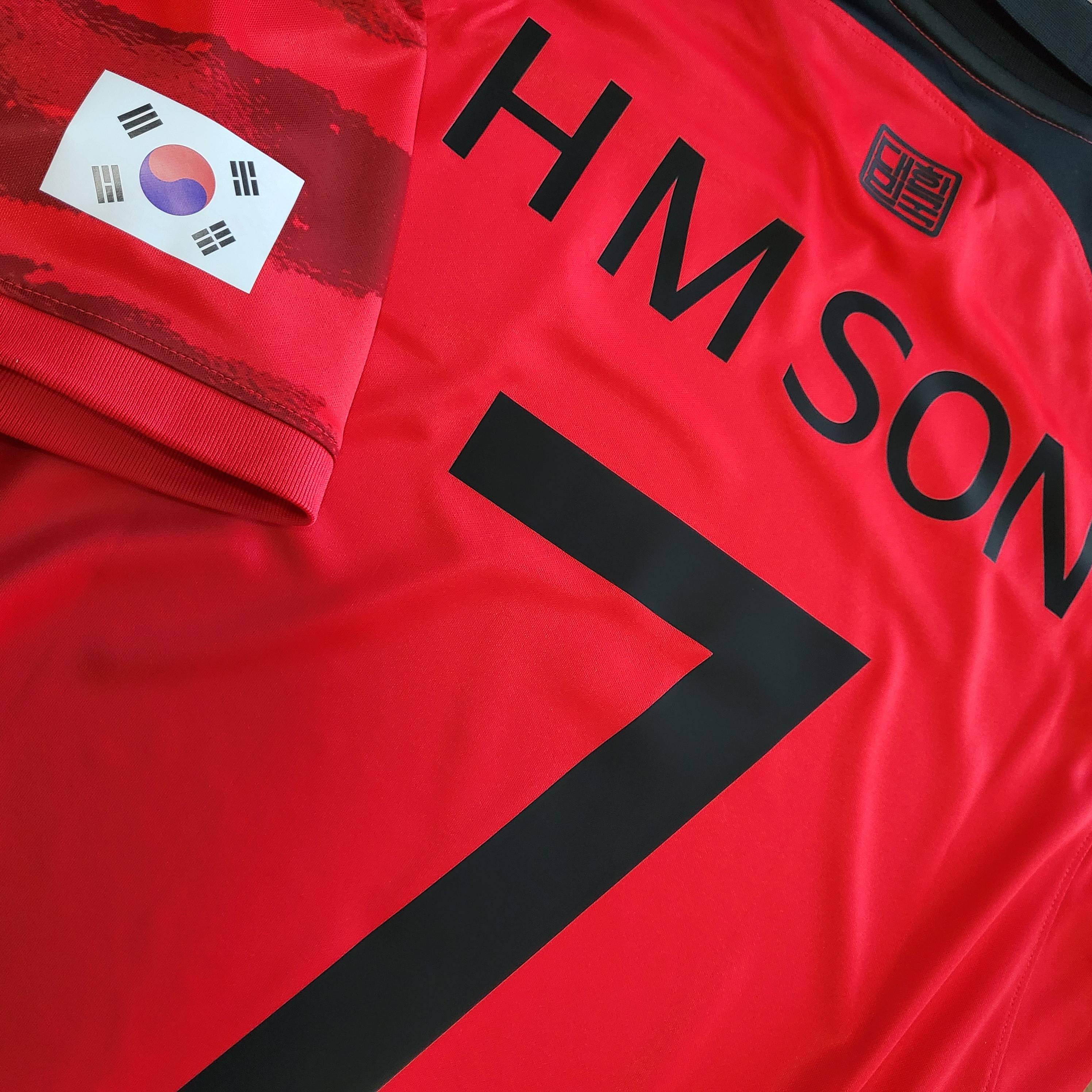 Nike Korea Dri-Fit Stadium Home SS Jersey Global Red - Asia (Non Marking Ver.) 착용 스타일