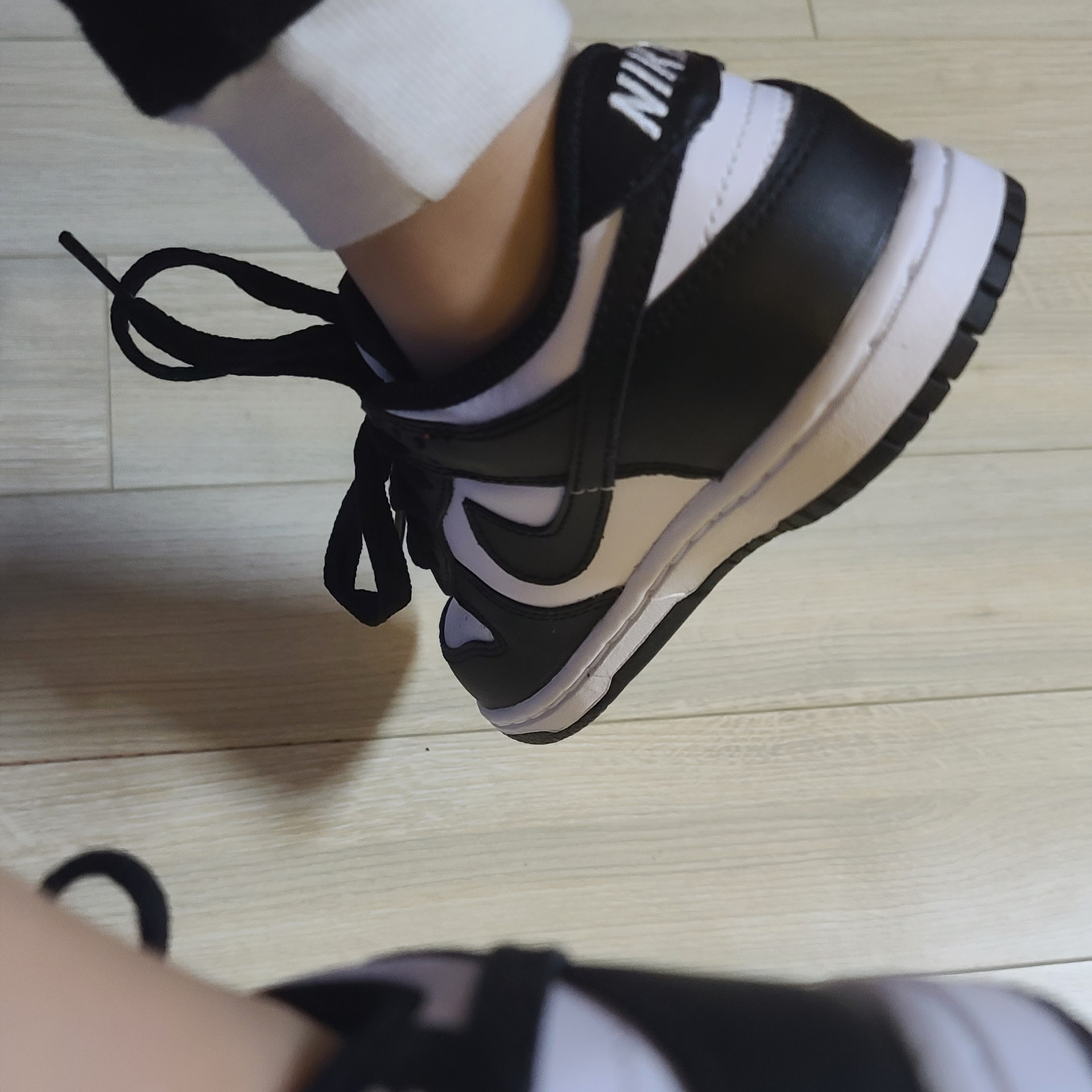 (PS) Nike Dunk Low Black 착용 스타일