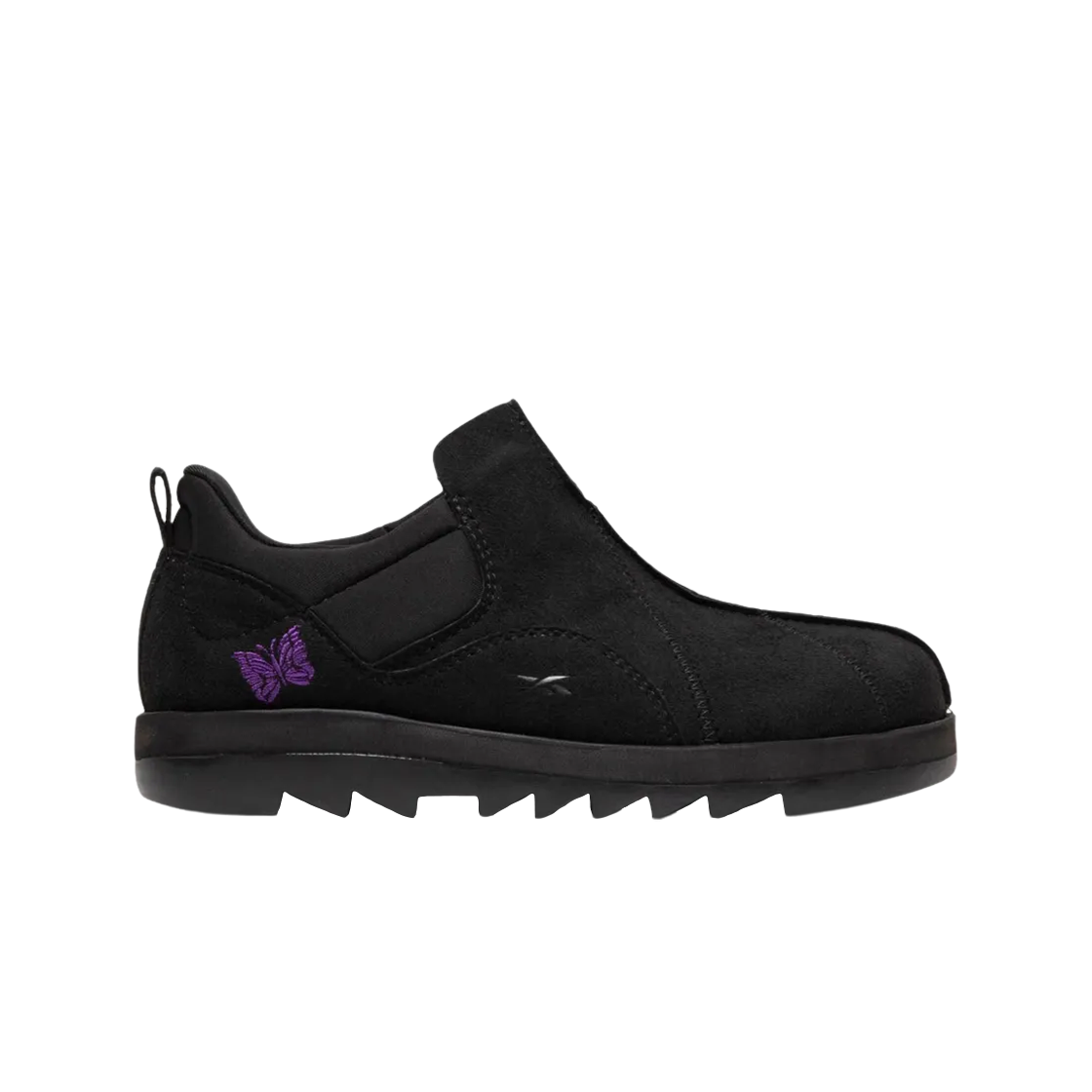 리복 x 니들스 비트닉 목 코어 블랙 익스트림 퍼플(Reebok x Needles Beatnik Moc Core Black Extreme Purple)