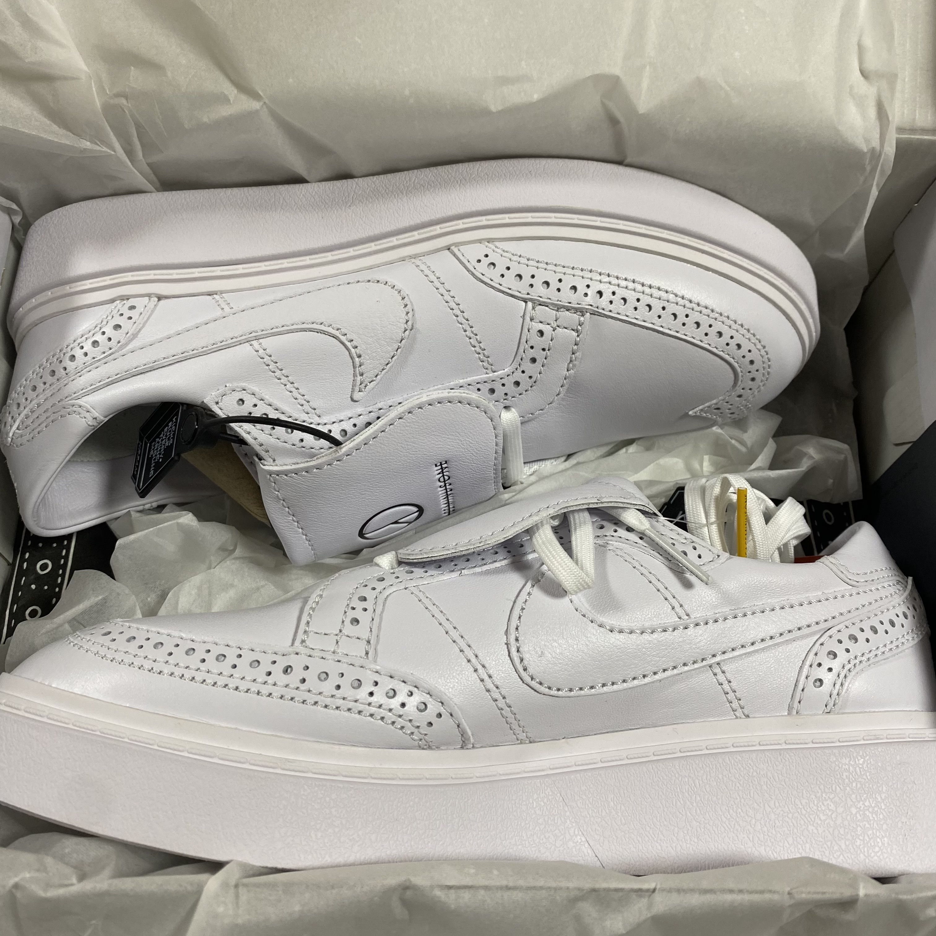 Nike x Peaceminusone Kwondo1 White 착용 스타일 - 2