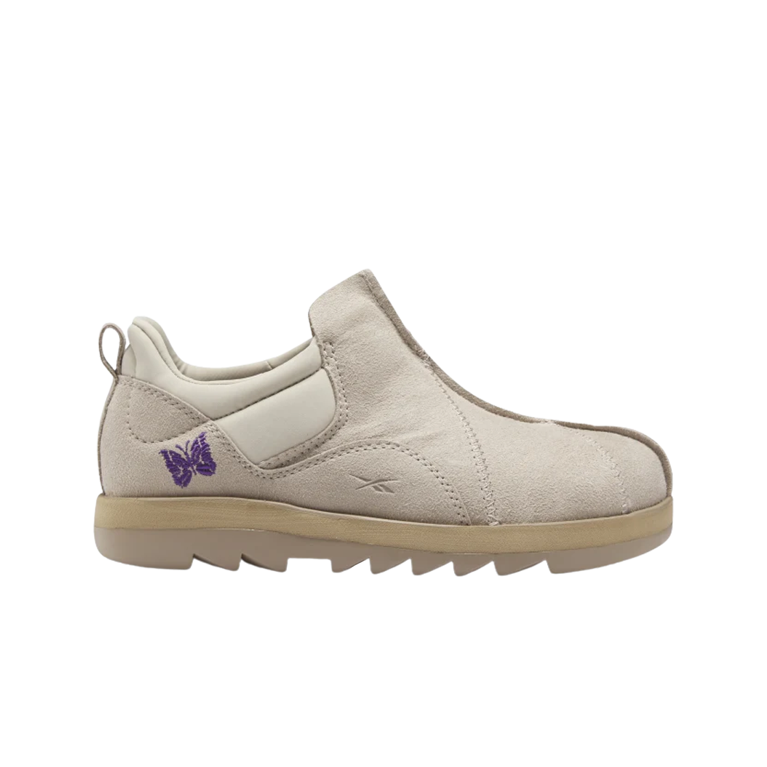 리복 x 니들스 비트닉 목 모던 베이지 익스트림 퍼플(Reebok x Needles Beatnik Moc Modern Beige Extreme Purple)