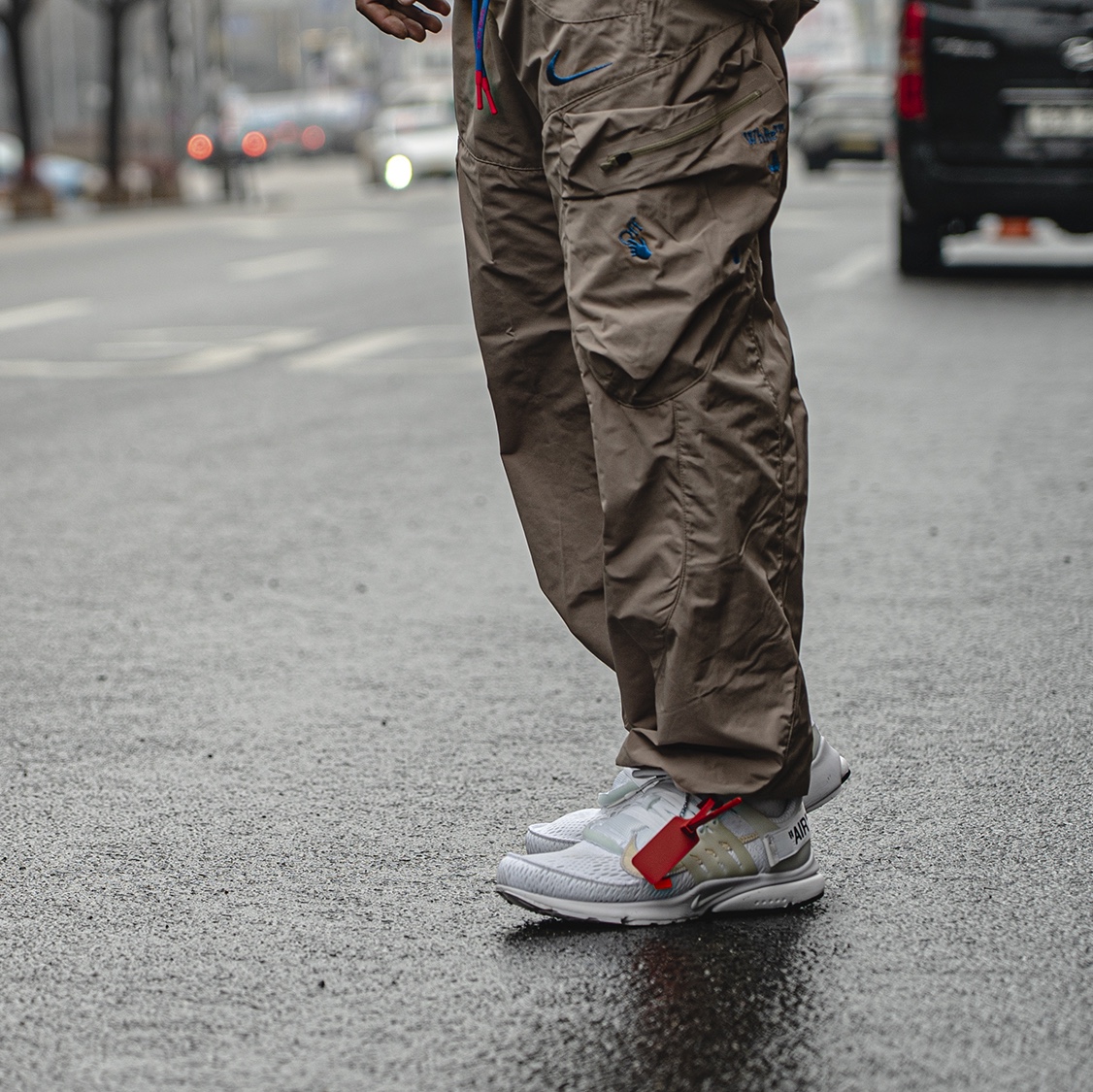 Nike x Off-White NRG Track Suit Khaki - Asia 착용 스타일 - 2