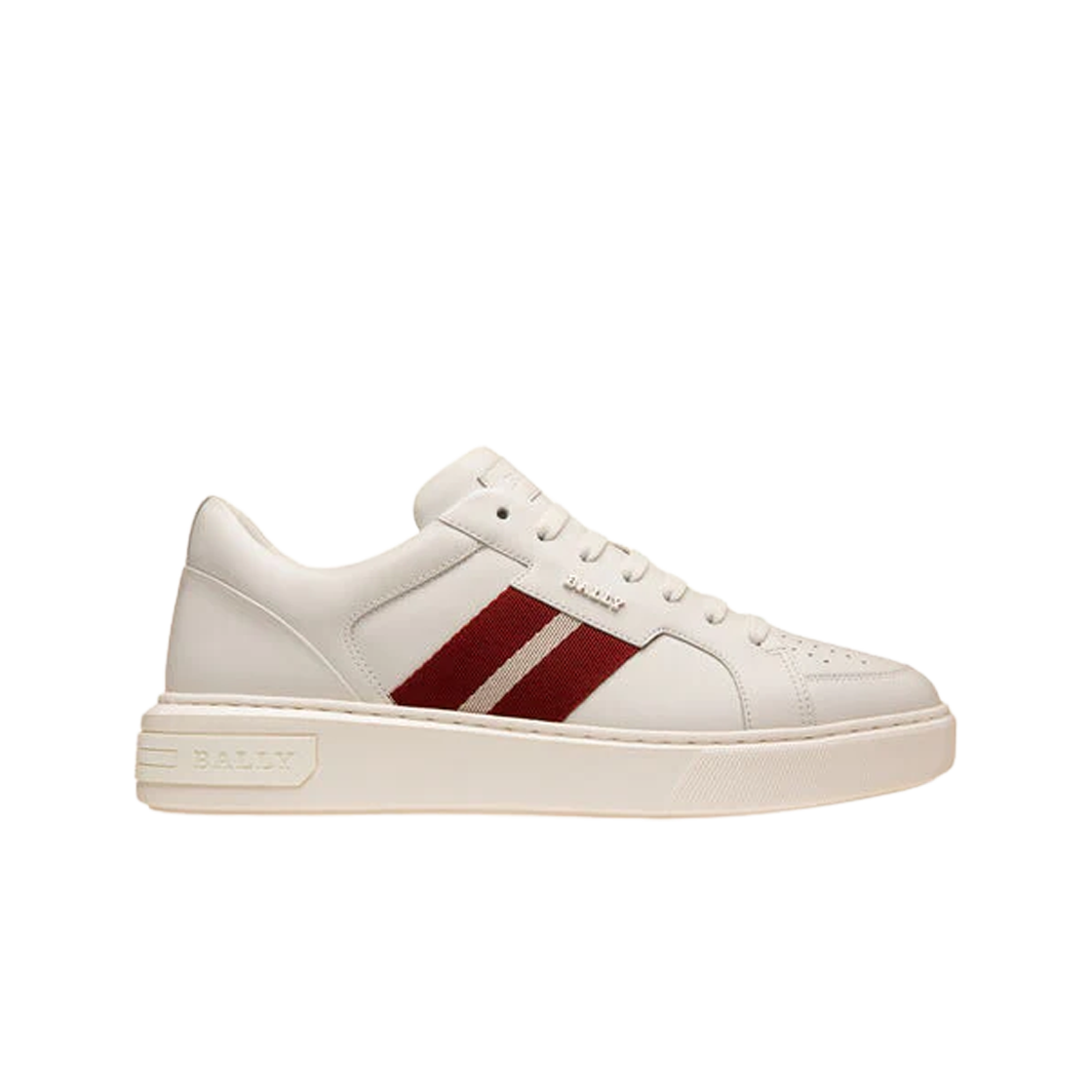 발리 무니 레더 스니커즈 화이트(Bally Moony Leather Sneakers White) - 1