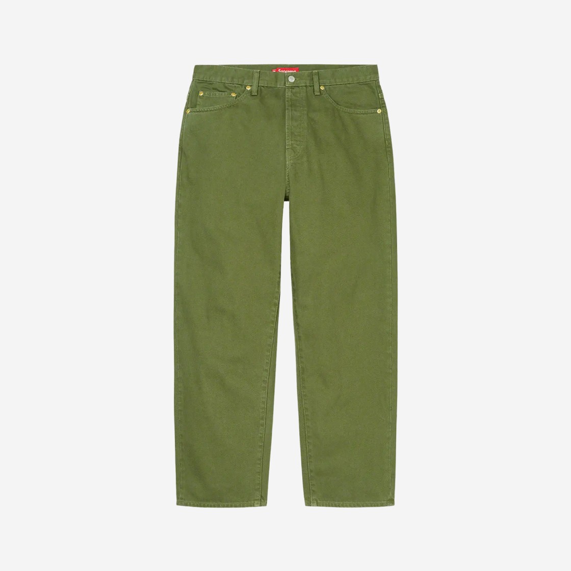 Supreme Baggy Jean Green - 22FW 상세 이미지 1