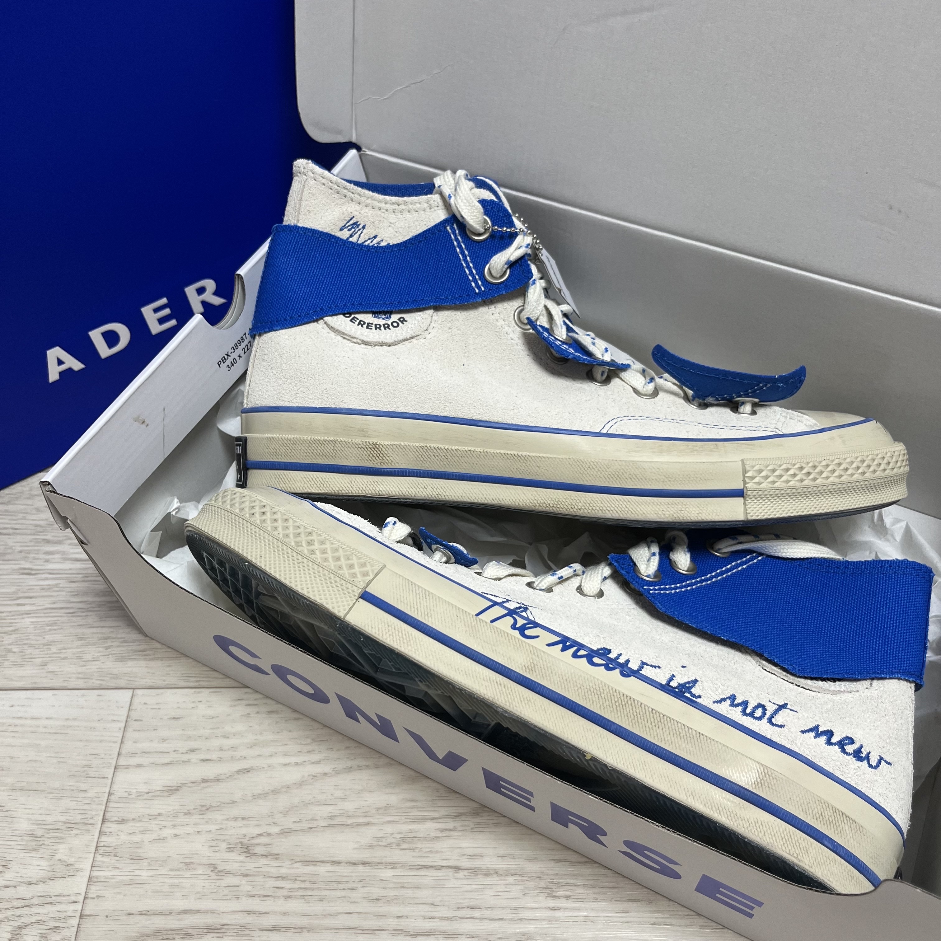 Converse x Ader Error Chuck 70 High White 착용 스타일