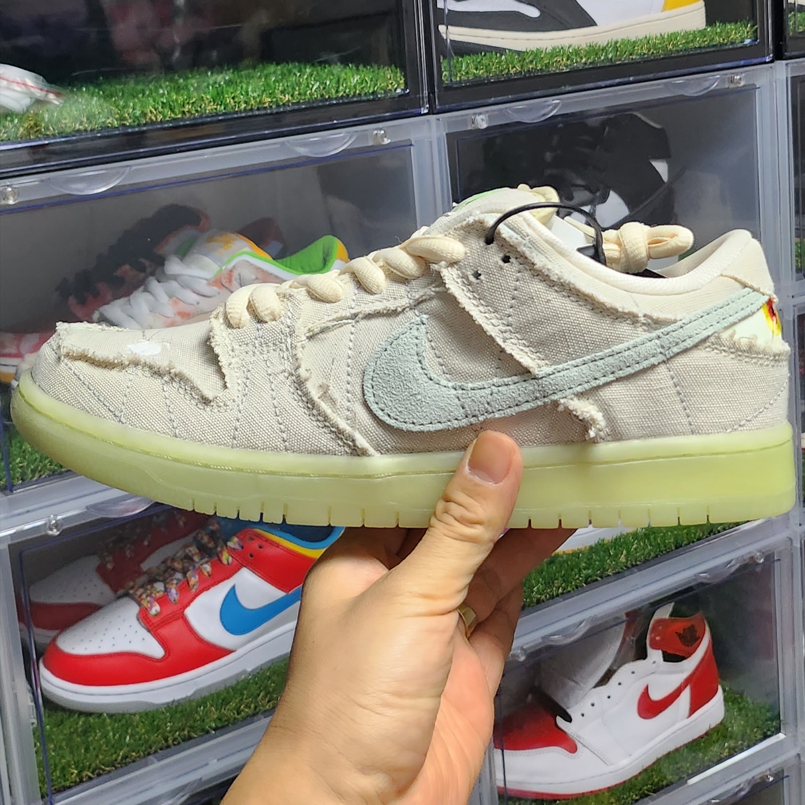 Nike SB Dunk Low Pro Premium Mummy, Nike Dunk Low Retro PRM Halloween 착용 스타일 - 1