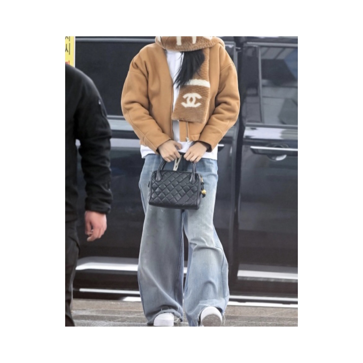 (W) Adidas Forum Bold Cloud White 착용 스타일 - 3