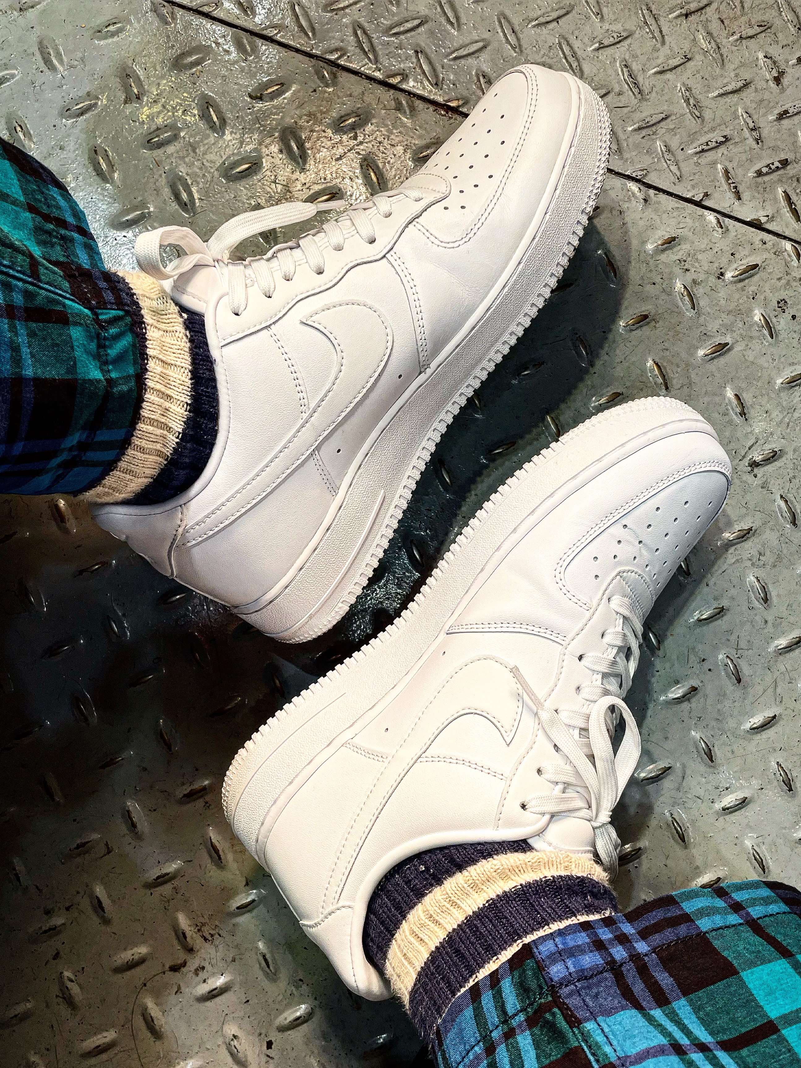Nike Air Force 1 '07 Fresh White 착용 스타일