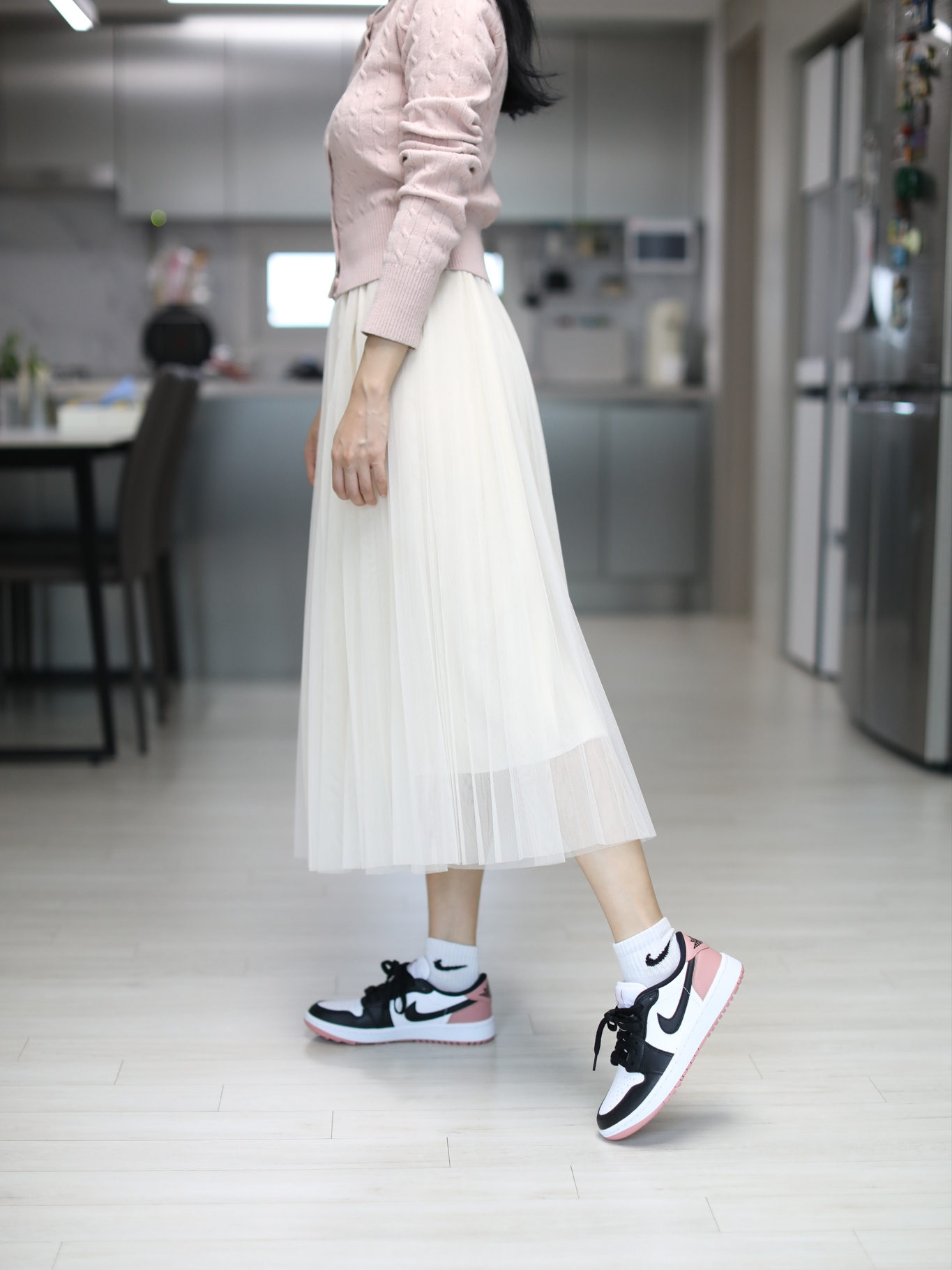 Jordan 1 Low Golf Rust Pink 착용 스타일