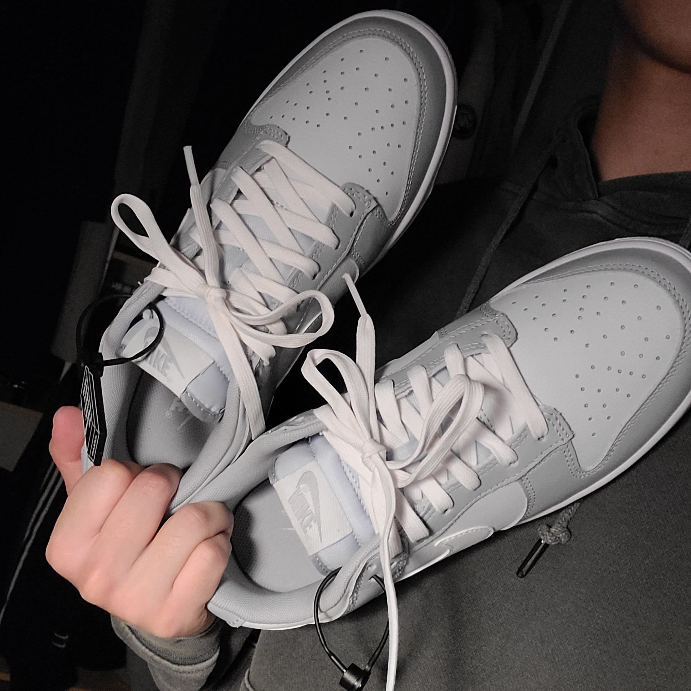 Nike Dunk Low Retro Wolf Grey 착용 스타일