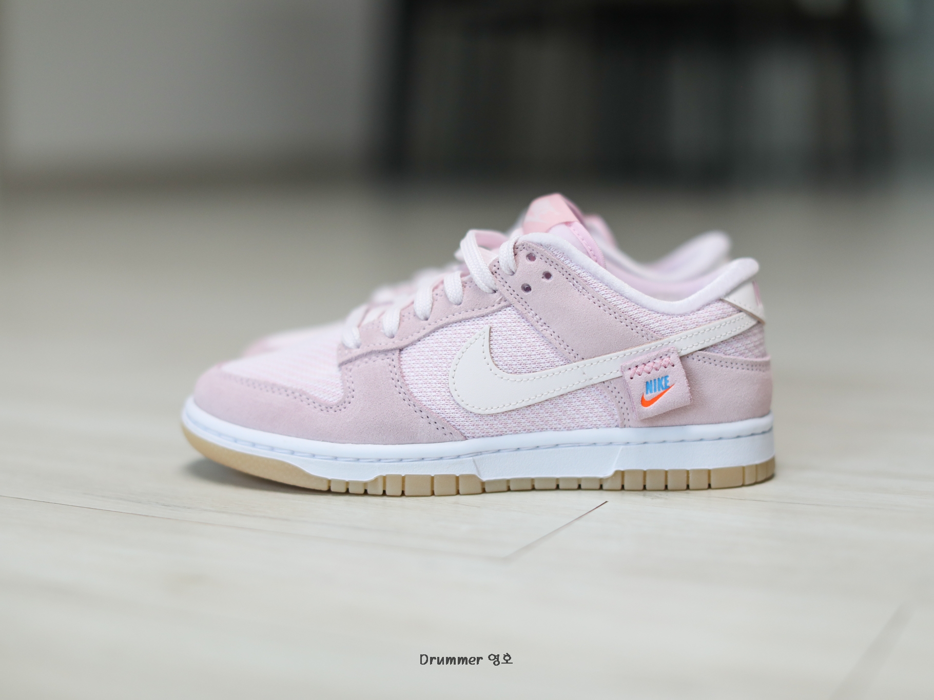 (W) Nike Dunk Low SE Light Soft Pink 착용 스타일