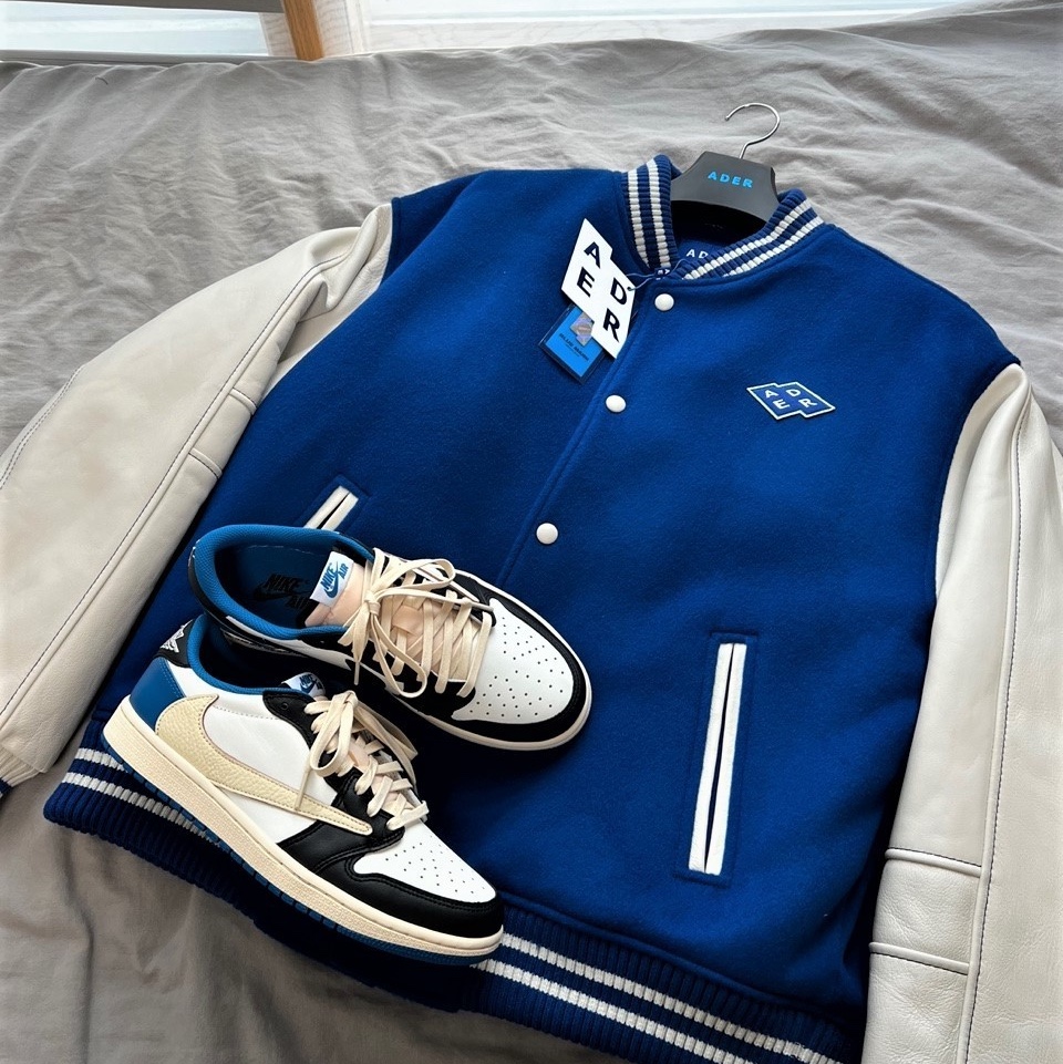 Ader Error Og; 7th @9211 Jacket Blue 착용 스타일