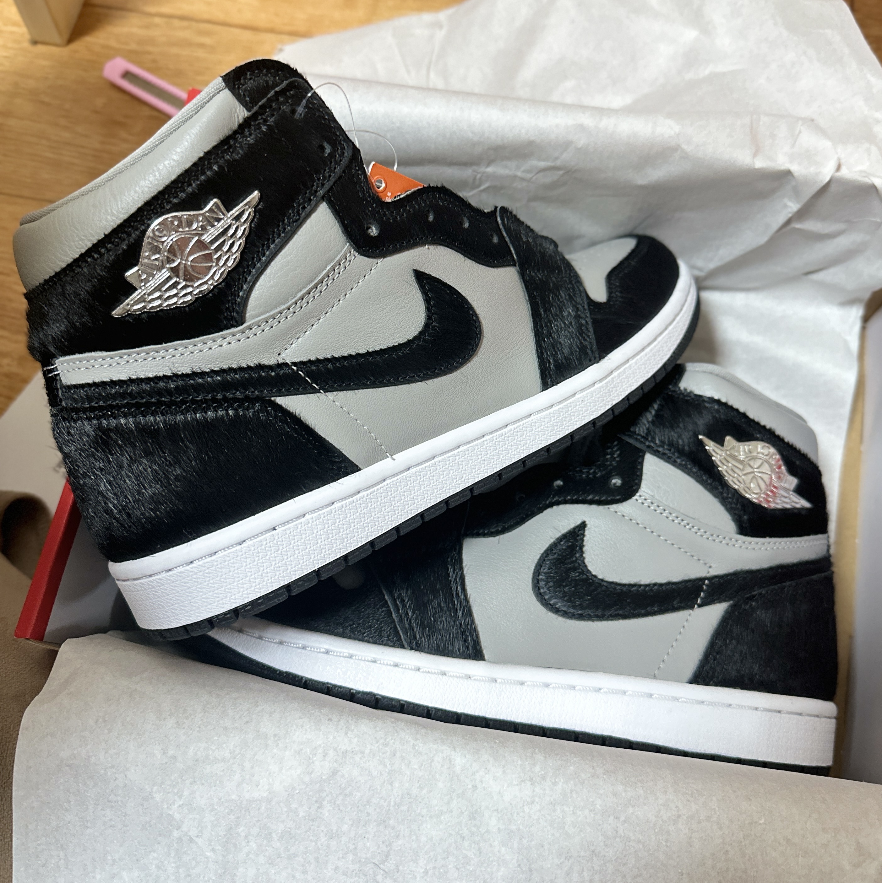 (W) Jordan 1 Retro High OG Medium Grey 착용 스타일