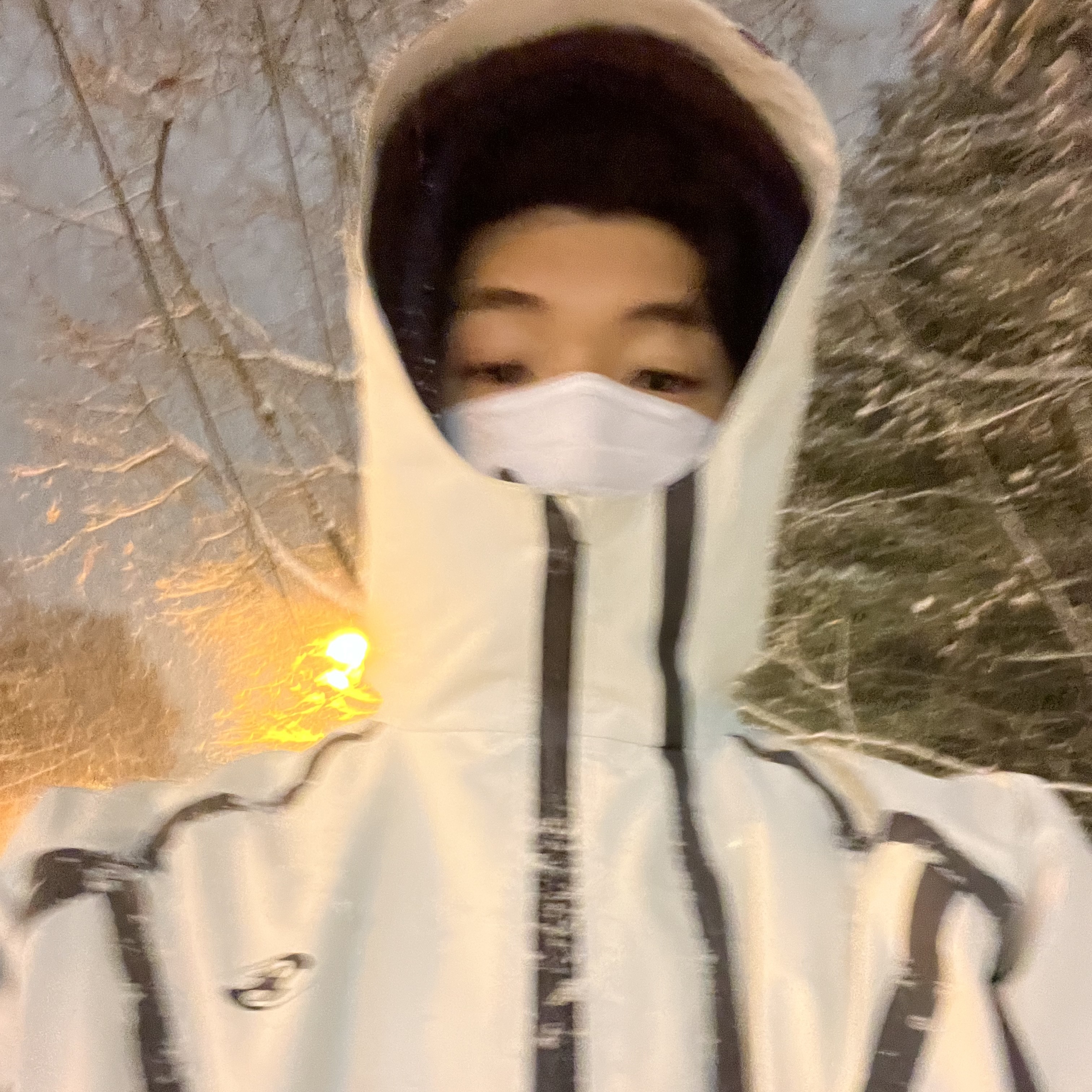 Sansan Gear Windblock Jacket Ivory - 22SS 착용 스타일 - 1