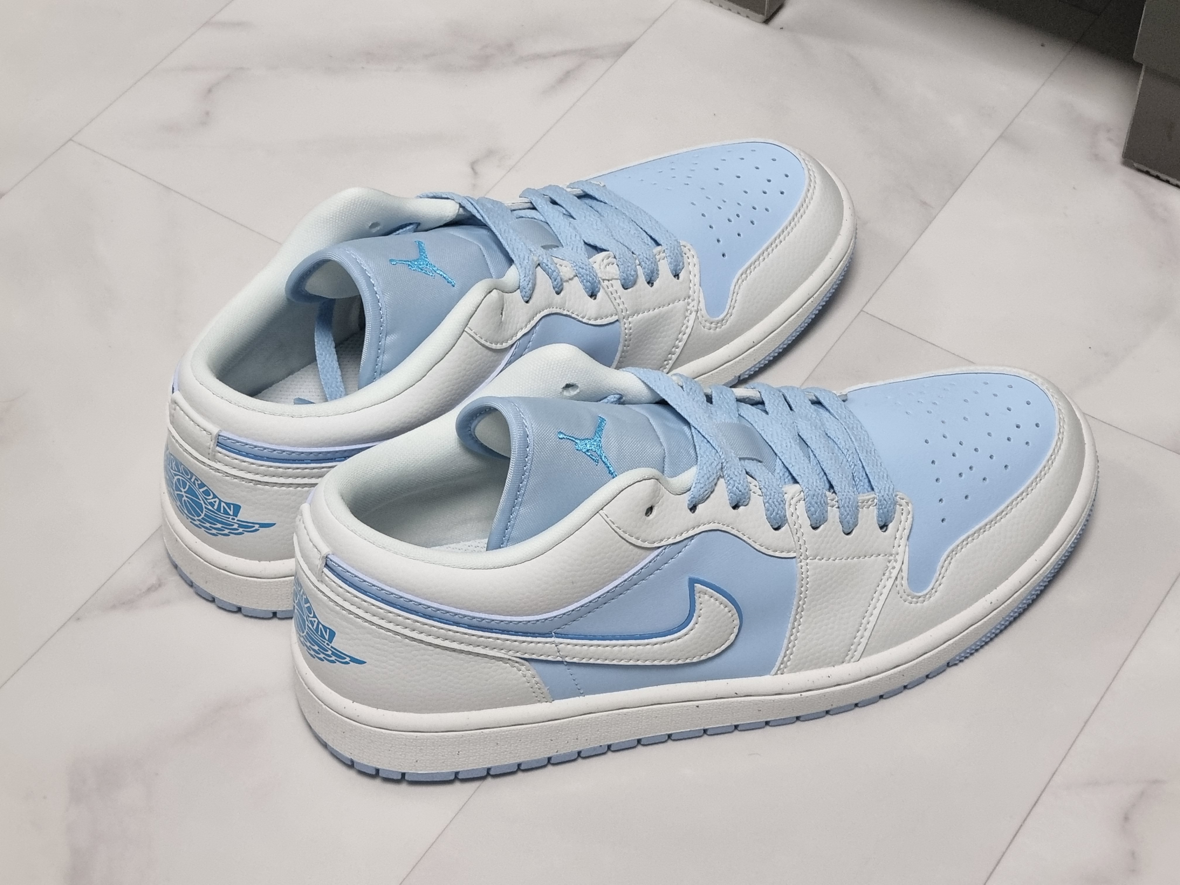 (W) Jordan 1 Low SE Sail Ice 착용 스타일 - 5