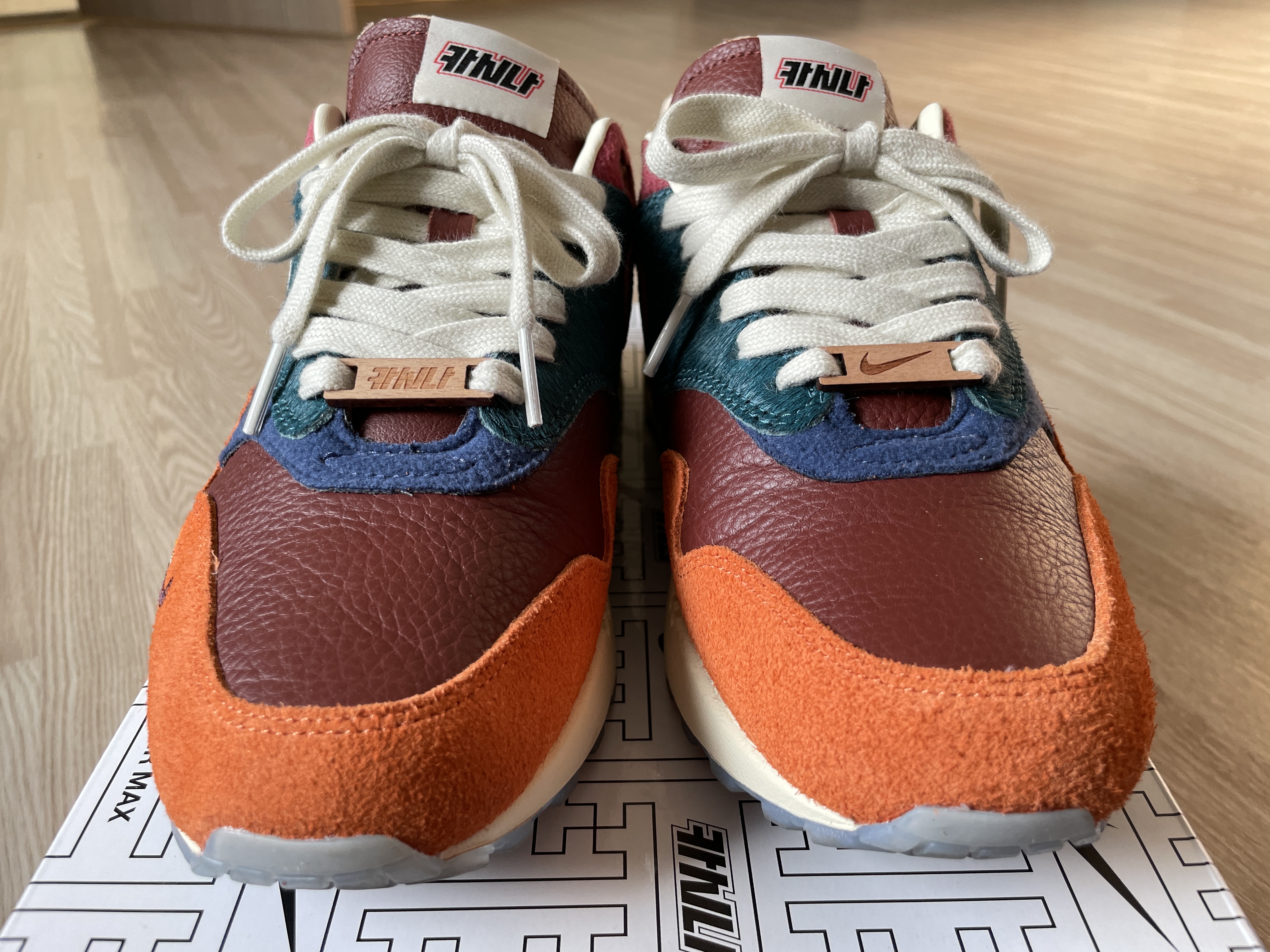 Nike x Kasina Air Max 1 SP Won-Ang Orange 착용 스타일 - 2