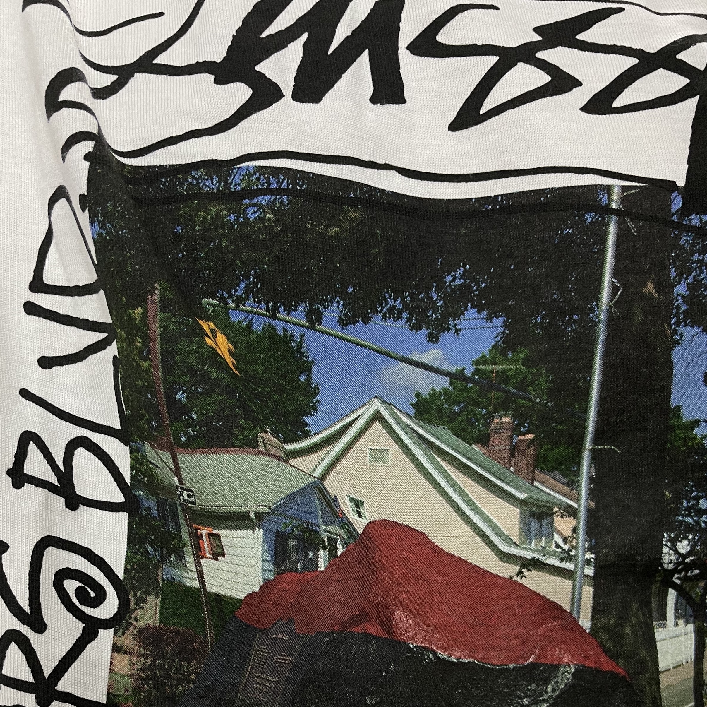 Stussy x Denim Tears Farmers Blvd. T-Shirt White 착용 스타일