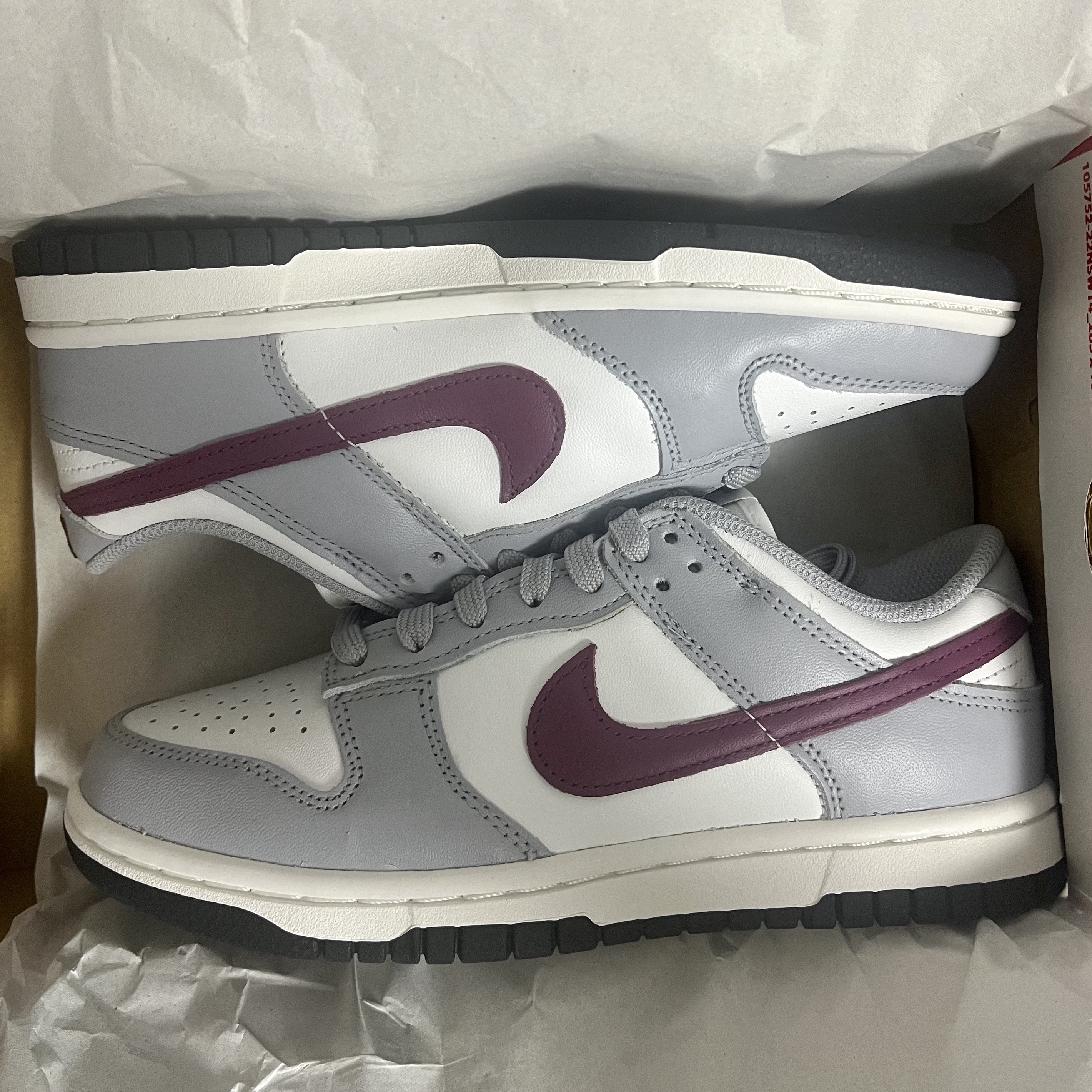 (W) Nike Dunk Low Wolf Grey Rosewood 착용 스타일